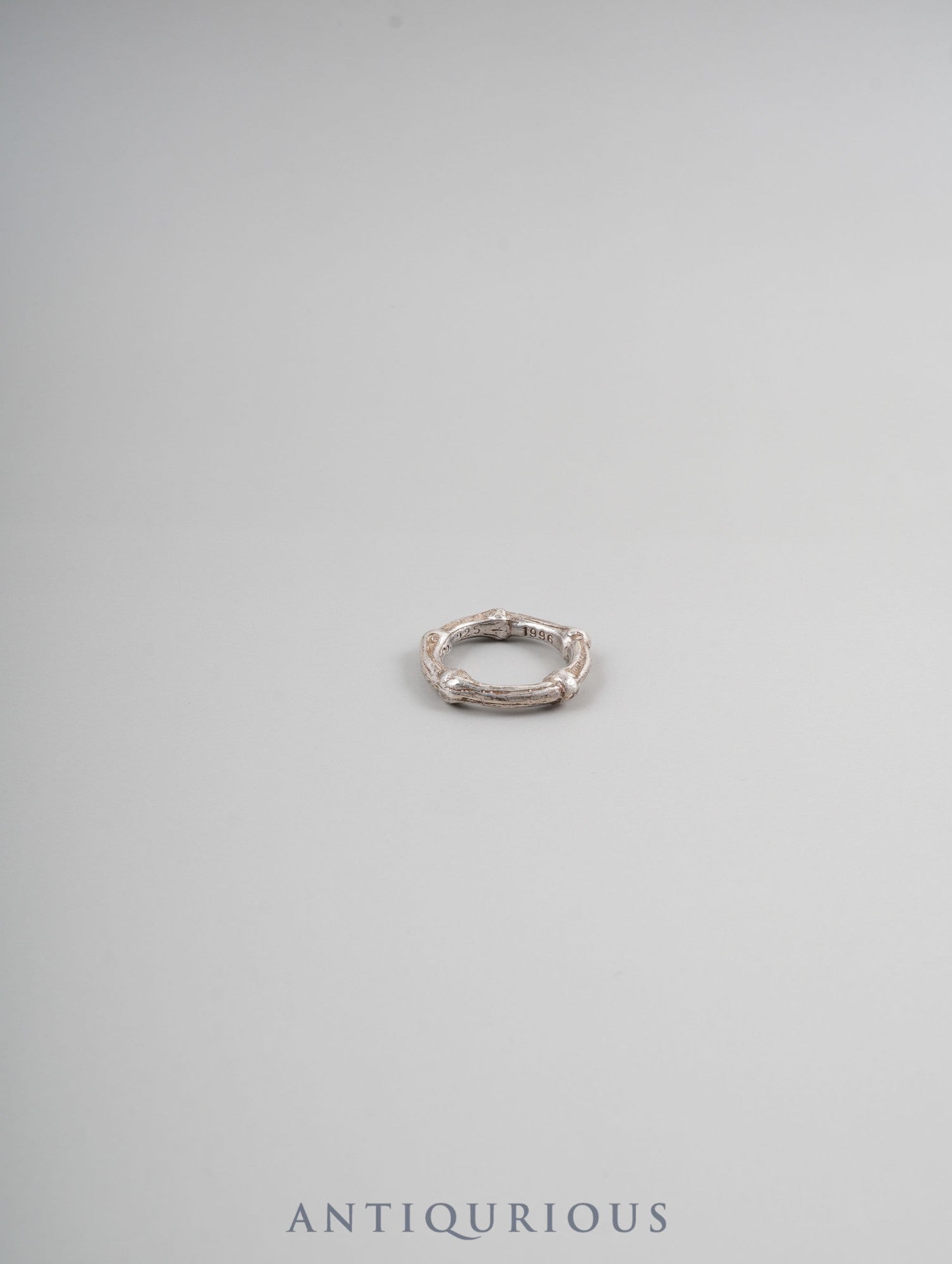 ティファニー リング バンブー スターリングシルバー 約15.5号 1996年刻印 保存袋