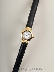 wado　美品 純正 カルティエ アリゲーターストラップ Dバックル 黒色 wado 美品 純正 カルティエ アリゲーターストラップ Dバックル 黒色