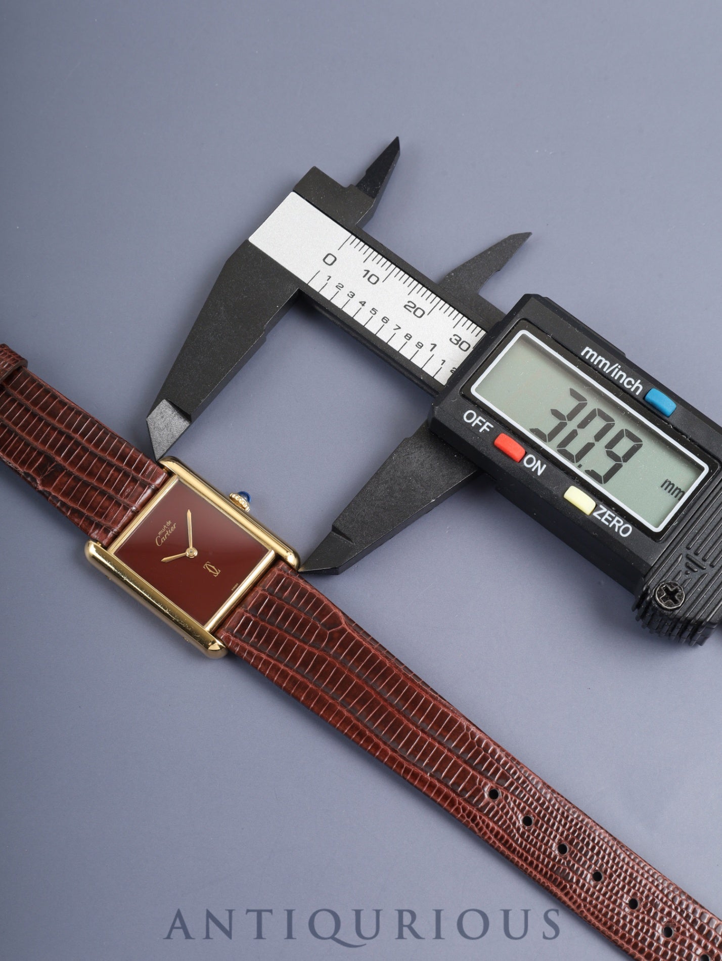 カルティエ マストタンク LM 6 手巻き Cal.78-1 SV925 革 純正ピン