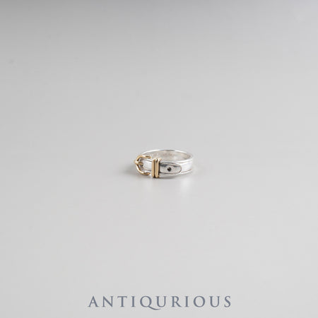 Hermès Santur Ring, SV925/750, 4.2g, #54, Approx. Size 13