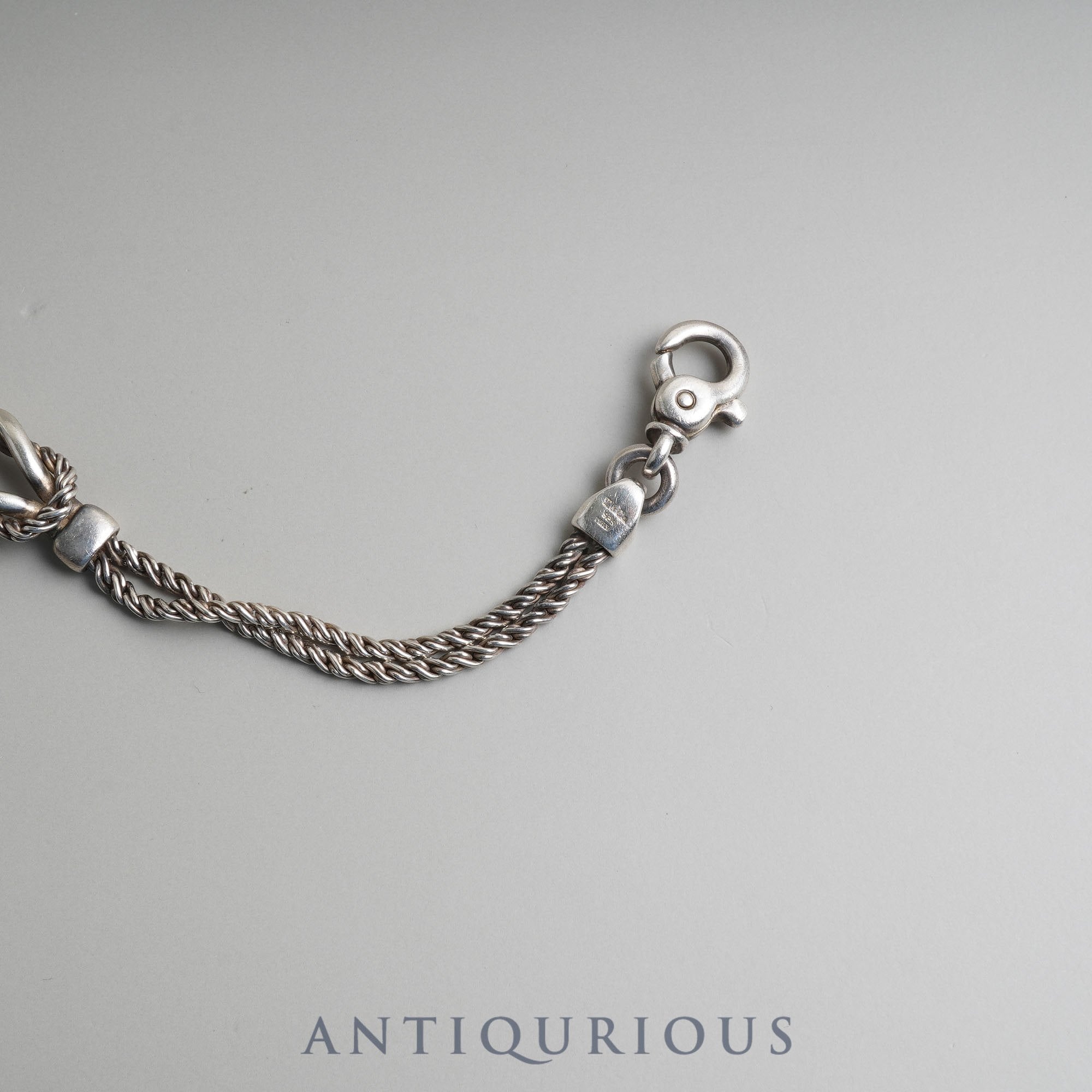 ティファニー ブレスレット センターノットダブルロープ スターリングシルバー