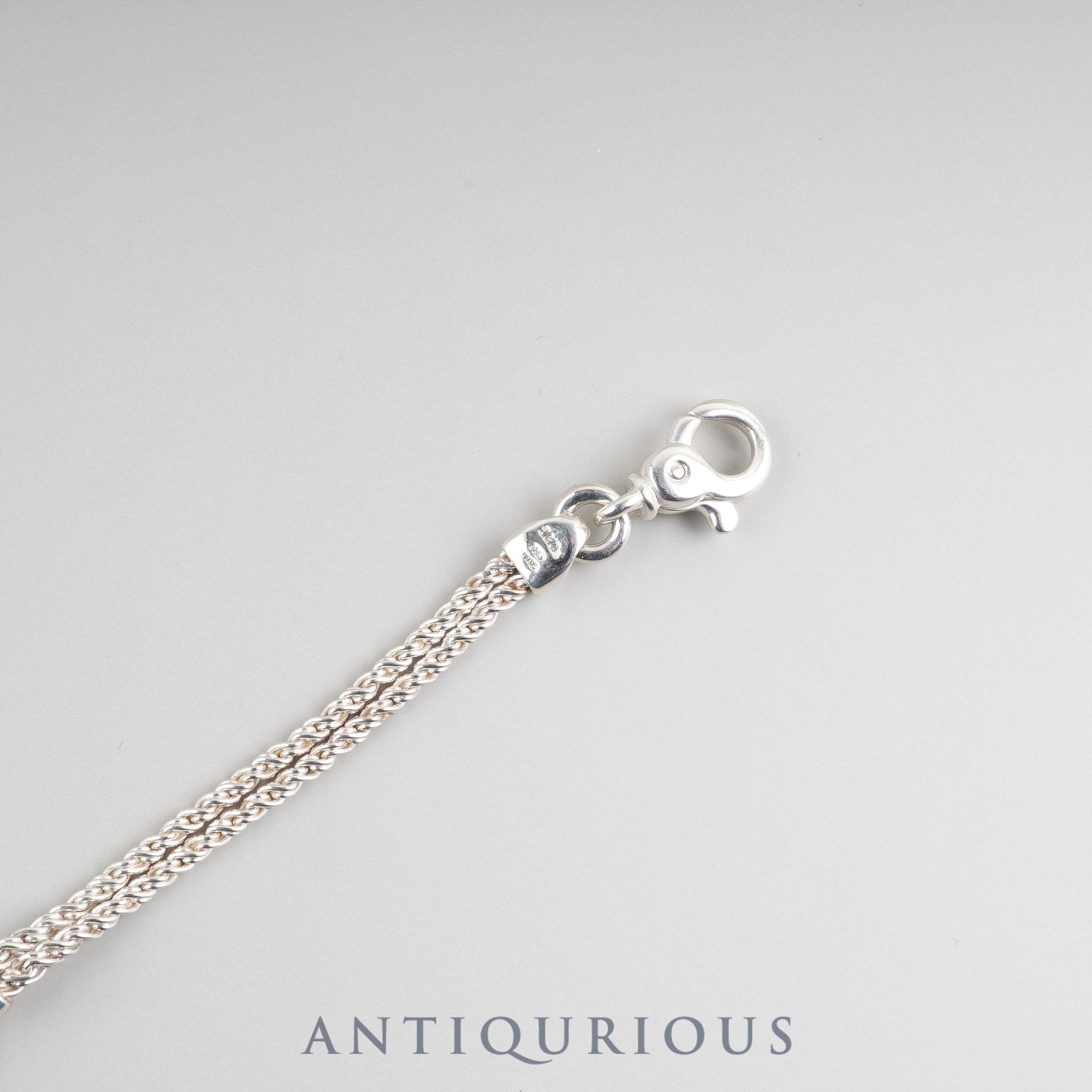 箱＆保証書　tiffany　ダブルロープ　センターノット　ブレスレット ティファニー ブレスレット センターノットダブルロープ SV925