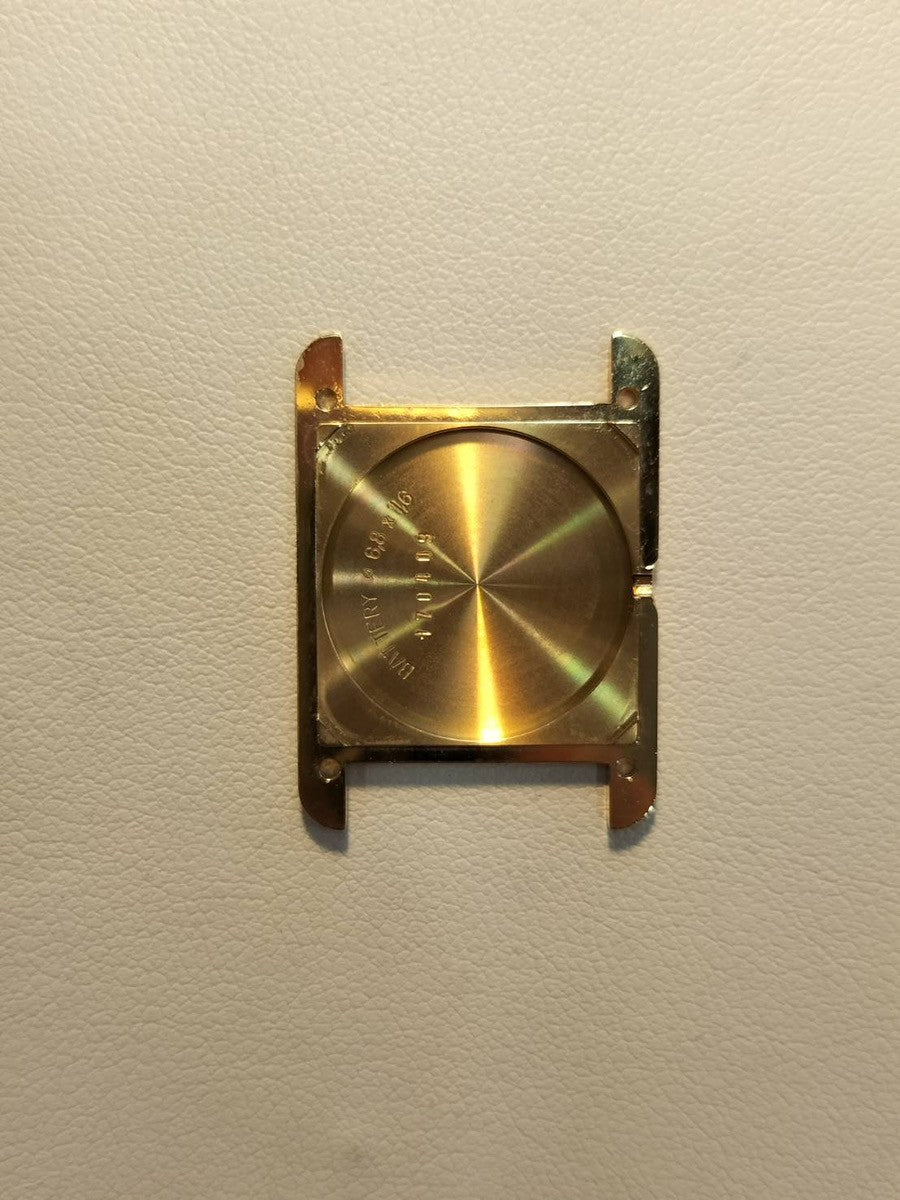 カルティエ マストタンク SM 5057001 クォーツ Cal.057  SV925 革  純正尾錠（GP）飛びアラビアCC文字盤（SWISS表記） オーバーホール済み