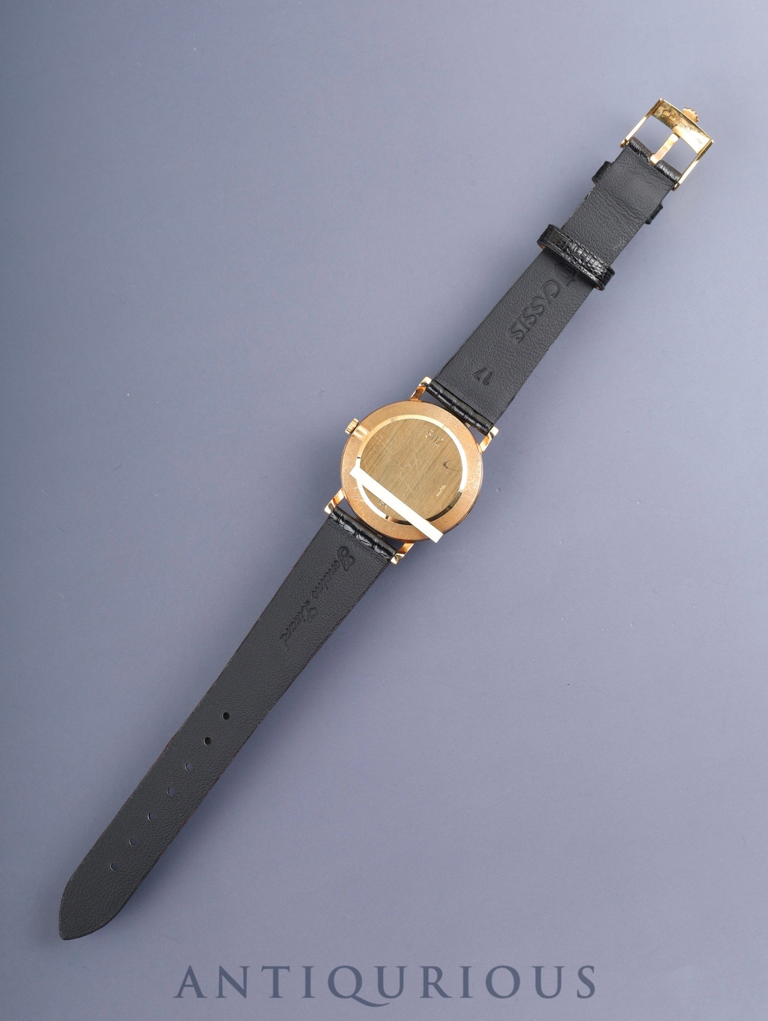 ロレックス チェリーニ 5112 手巻き Cal.1602 750YG 革 純正ピンバックル（750YG） ホワイトローマン文字盤 W番（1994年～1995年）オーバーホール済み