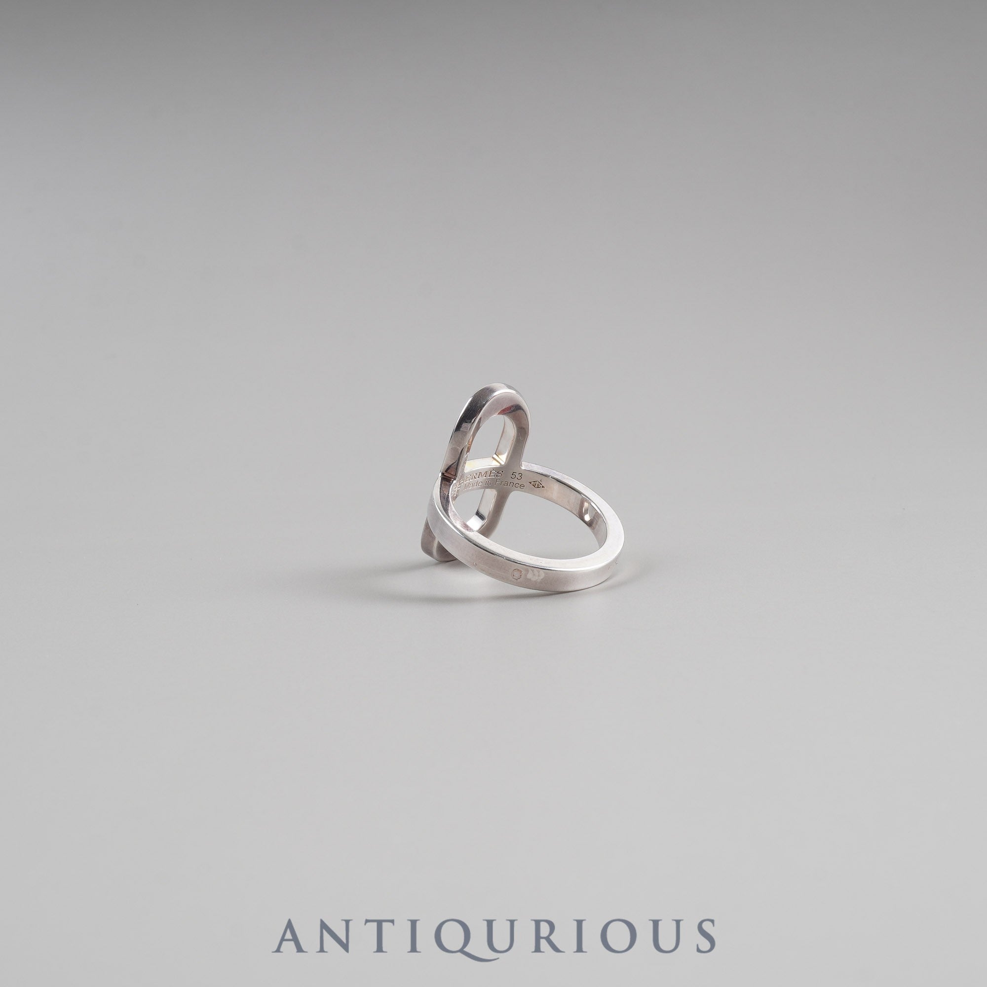 Hermes Ring Ever Chaine d'Ancre PM SV925 #53 Box 21 Years