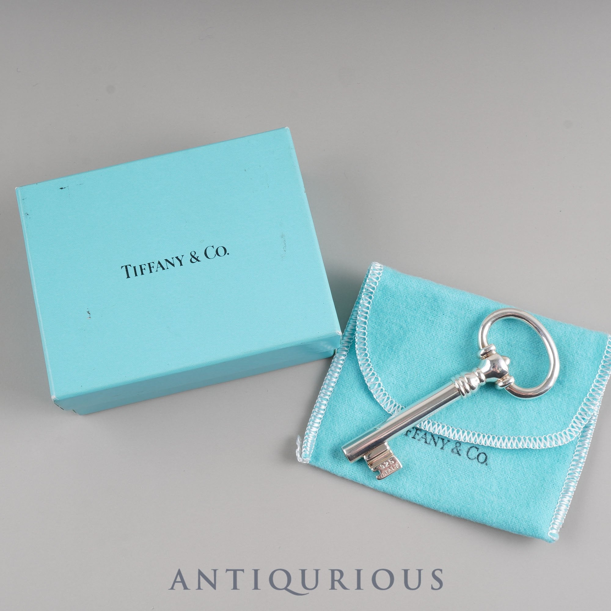 Tiffany Key Ring Oval Key SV925 Box Storage Bag