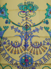 Hermes Scarf Carre 90 PARURES DES SABLES Desert Accessories 100% Silk Box