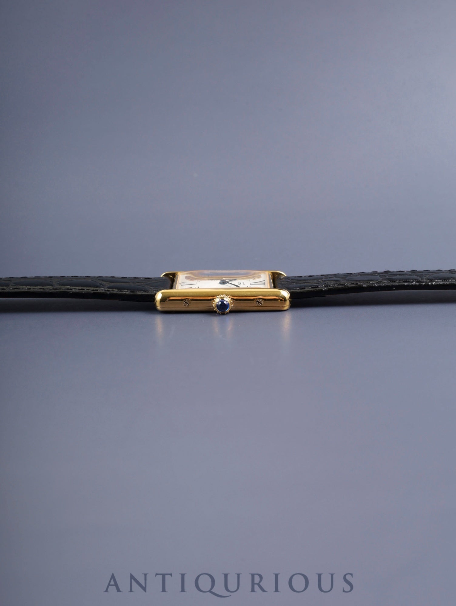 カルティエ マストタンク LM W1006254 /  590005 クォーツ Cal.90 SV925 革 純正ピンバックル（GP）サイドトリニティ文字盤（SWISS表記）オーバーホール済み 新品仕上げ済み