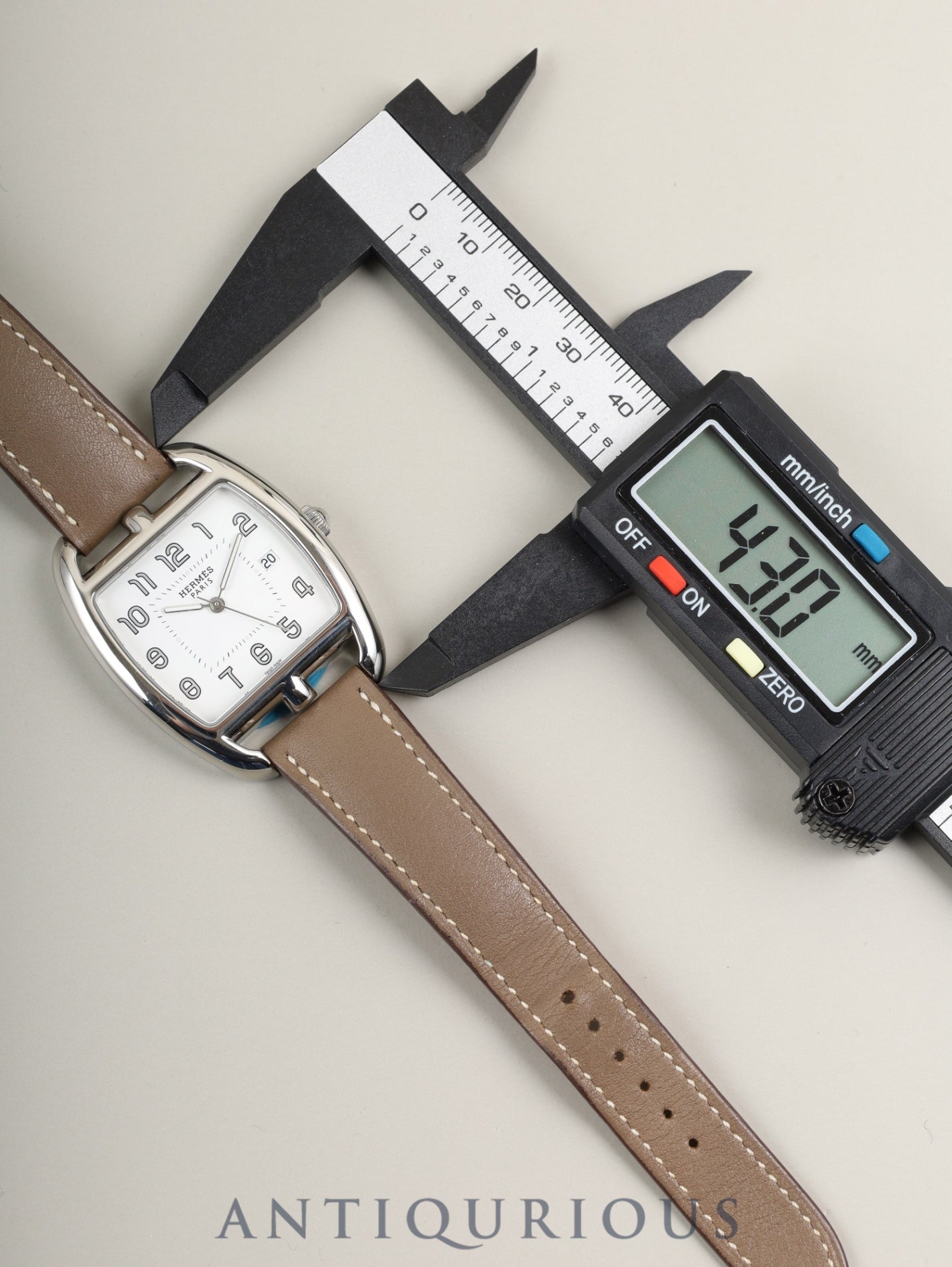 エルメス ケープコッド トノー CT1.710 クォーツ SS 純正革ベルト（□R