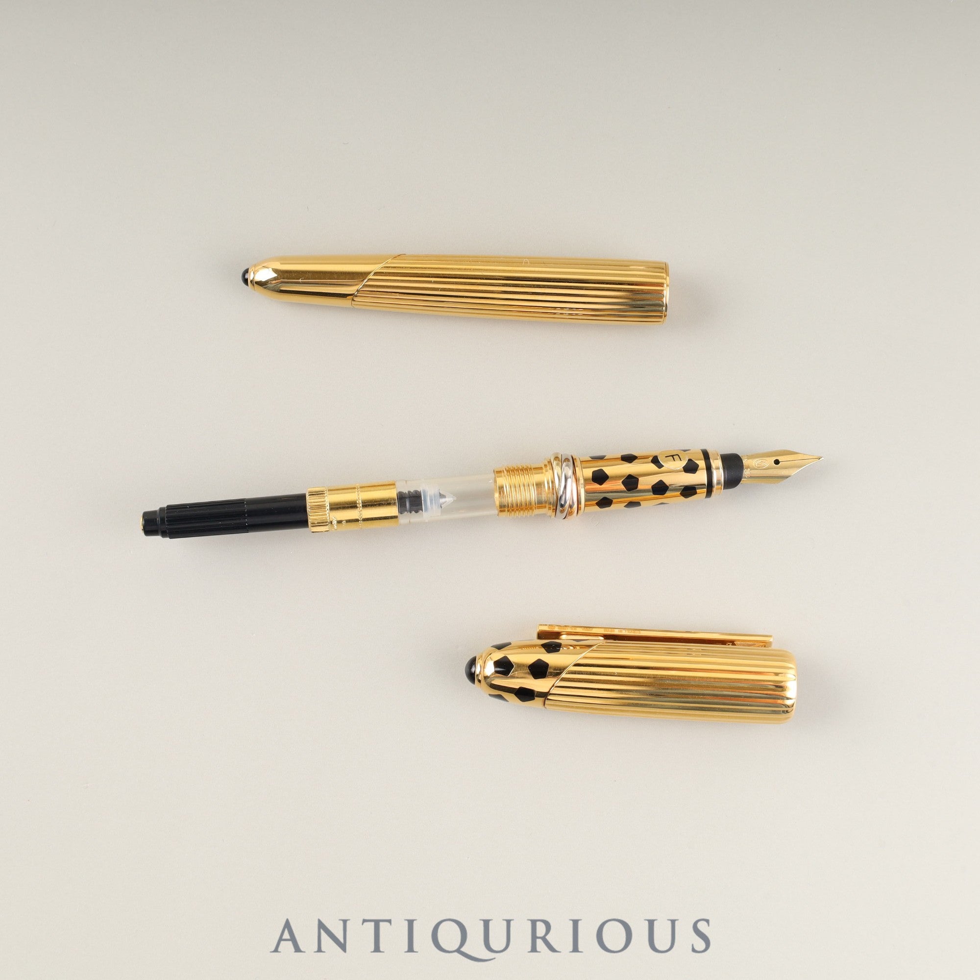 カルティエ 万年筆 パンテール トリニティ GP ペン先:18K