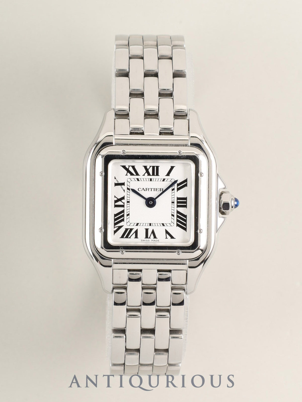 Cartier Panthère SM WSPN0006 / 4177 Quartz Cal.057 SS SS White Roman Dial (SWISS MADE表記) Warranty (2022) Box Overhauled