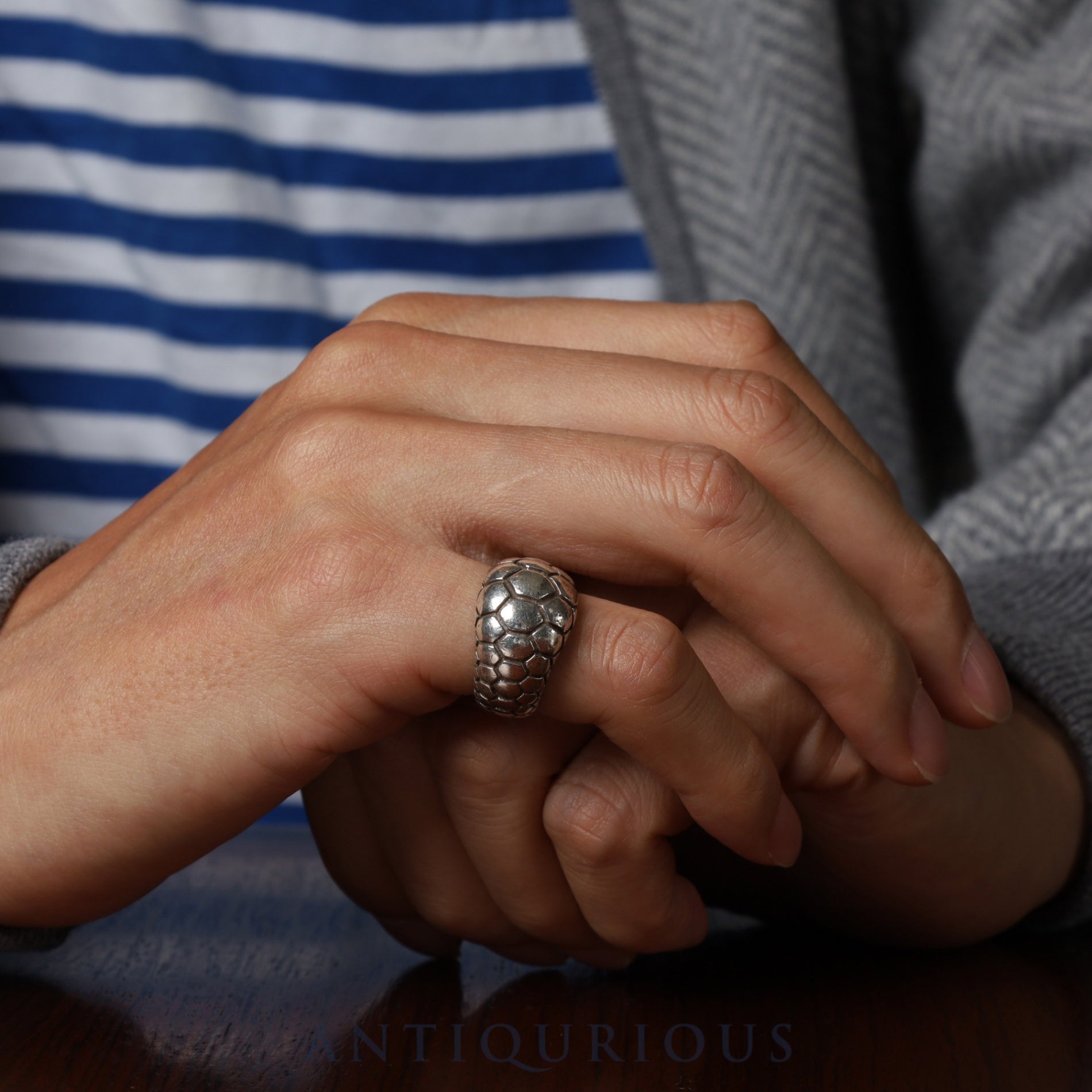 TIFFANY ティファニー リング クロコニロティカス スターリング