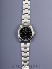 ロレックス エアキング 14000 自動巻き Cal.3130 SS SS ブラック文字盤 Y番台（2002年） 保証書 箱 タグ 冊子 ケース オーバーホール済み