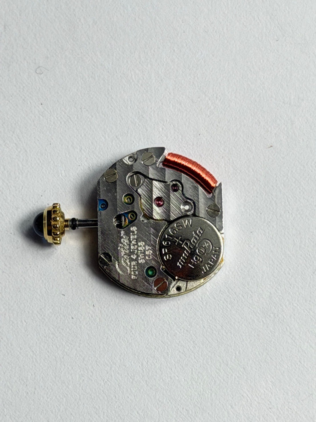カルティエ マストタンク SM W1002954 / 5057001 クォーツ Cal.057 SV925 革 純正Dバックル（GP）アラビア文字盤（SWISS表記）オーバーホール済み 新品仕上げ済み