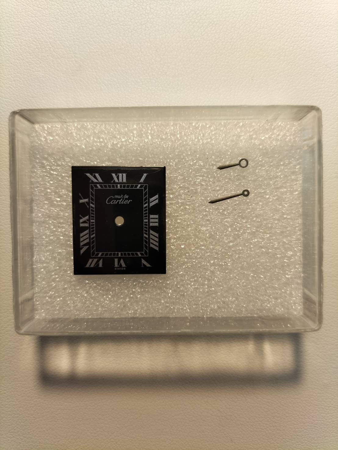 カルティエ マストタンク LM 手巻き Cal.78-1 SV925 革 純正尾錠（GP） ブラックローマン文字盤 箱 オーバーホール済み 新品仕上げ済み