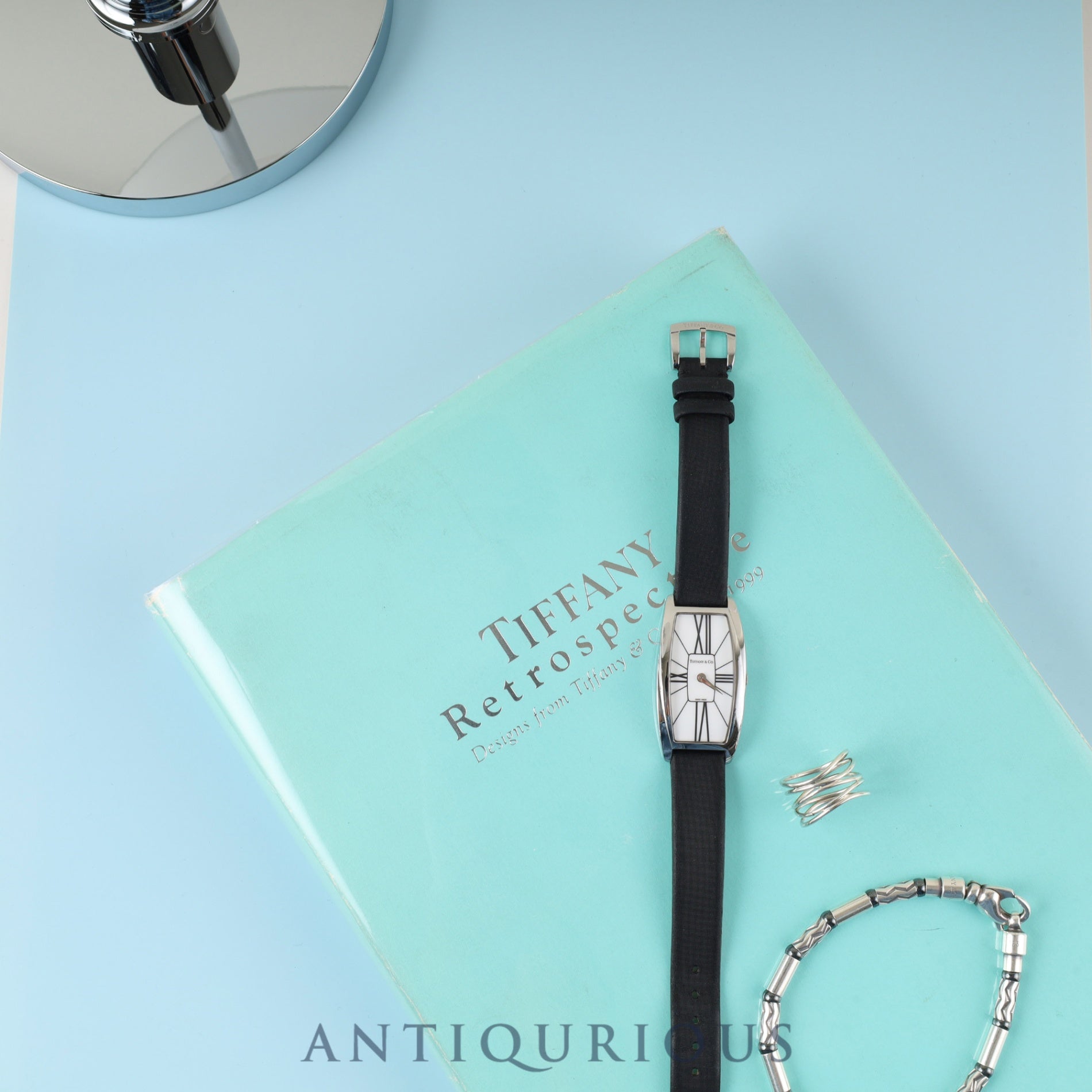 Tiffany Gemea Z6401.10.10A29A48A Quartz Cal.976.001 SS Genuine belt Genuine buckle (SS) White dial Overhauled