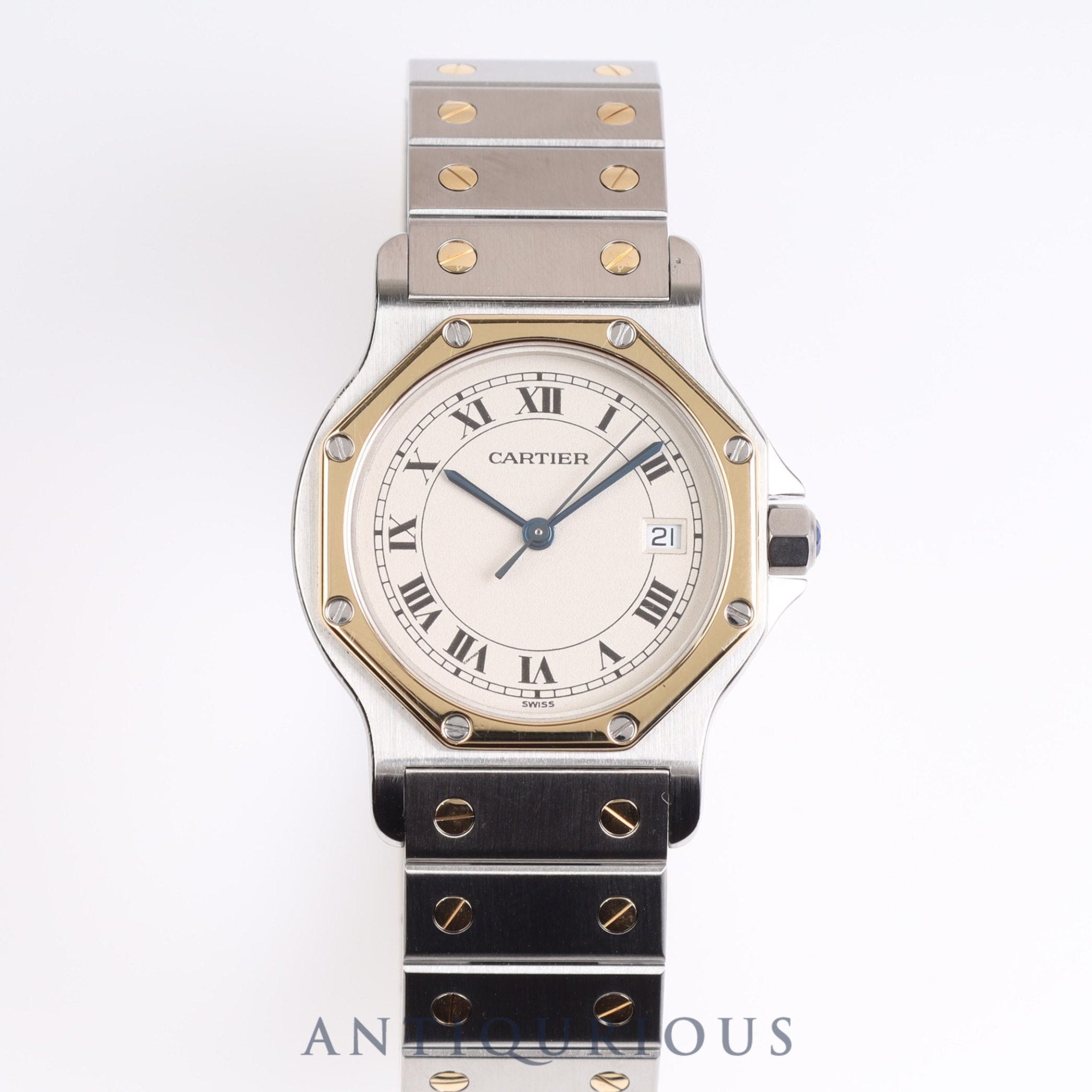 CARTIER カルティエ SANTOS OCTAGON LM サントスオクタゴンLM W2001583 コンプリートサービス済み