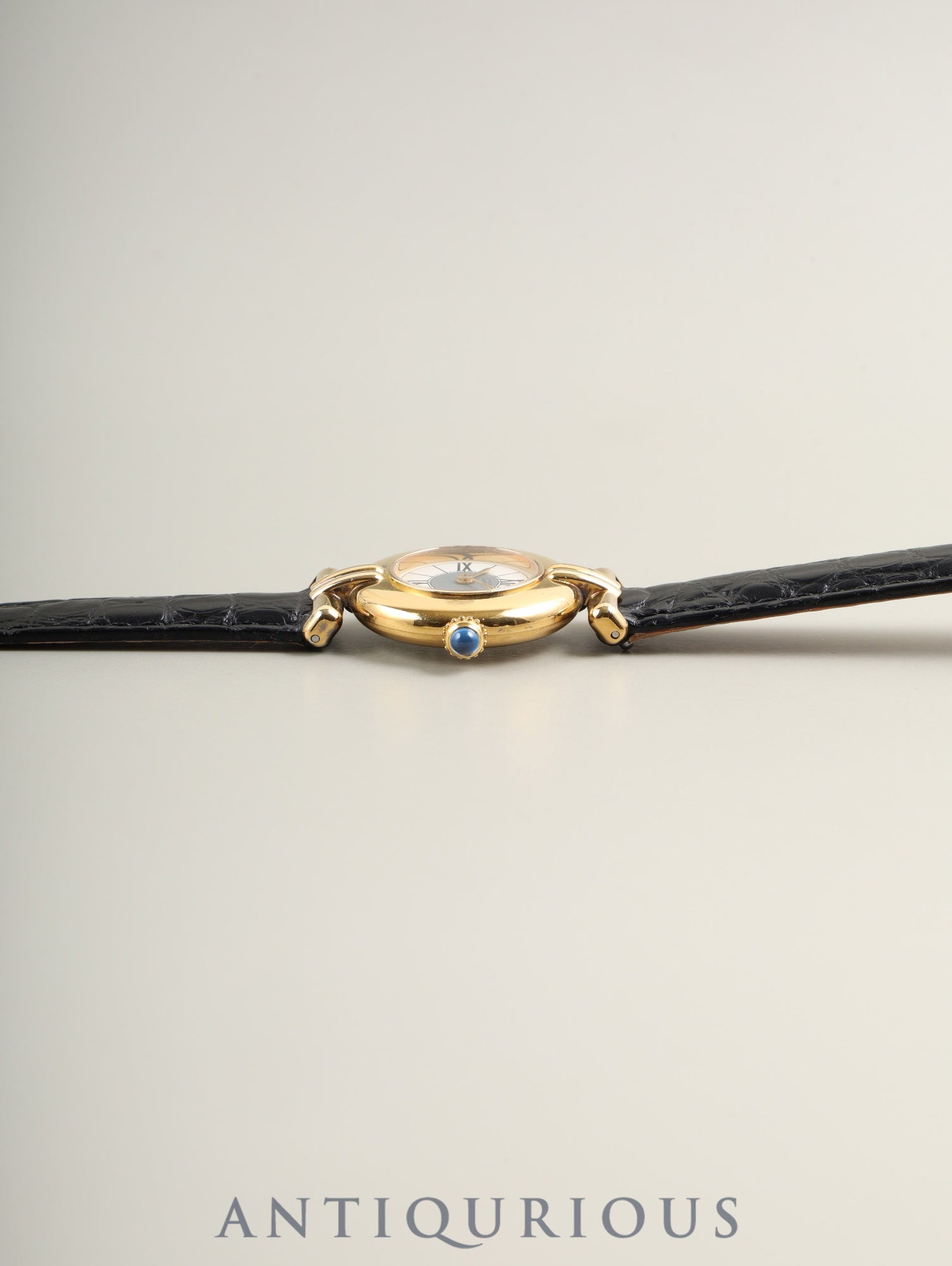 カルティエ マストコリゼ 590002 クォーツ Cal.690 SV925 革 純正D