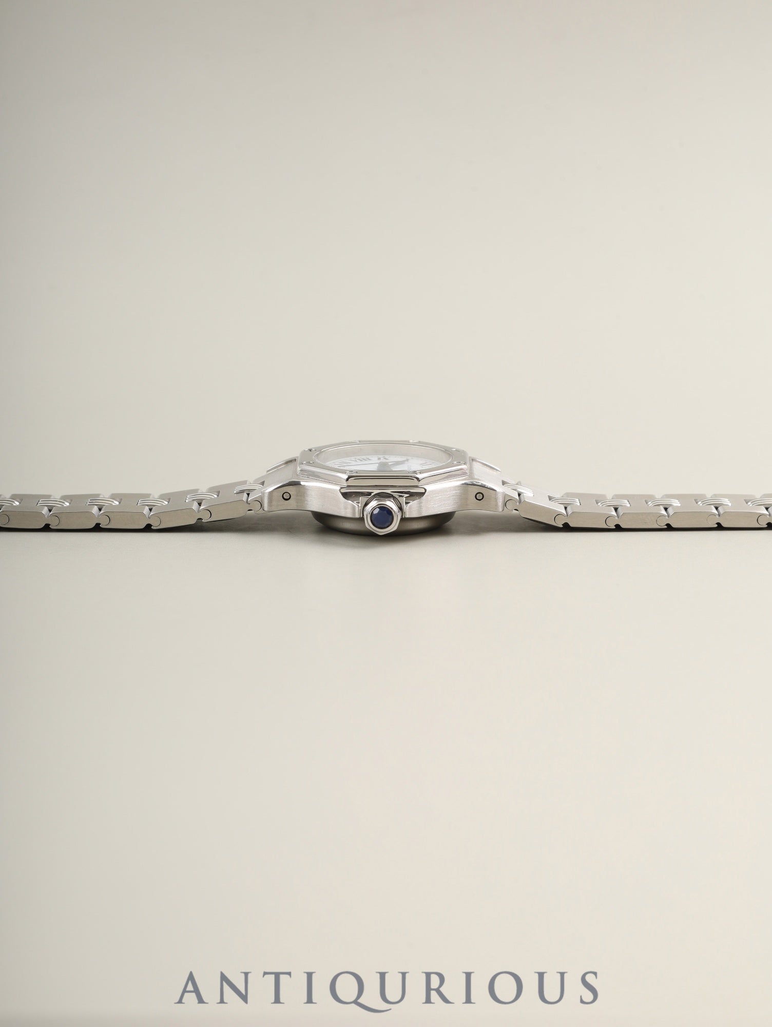 カルティエ サントス オクタゴン SM 0906 自動巻き Cal.ETA2670 SS SS ホワイトローマン文字盤 オーバーホール済み