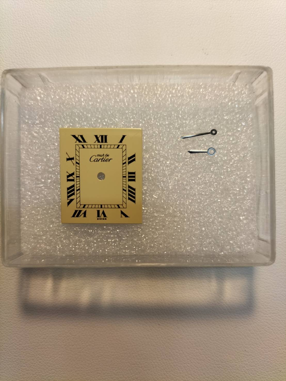 カルティエ マストタンク LM 手巻き Cal.78-1 SV925 革 純正ピンバックル（GP）アイボリーローマン文字盤（SWISS表記 ） 箱 冊子 カード オーバーホール済み