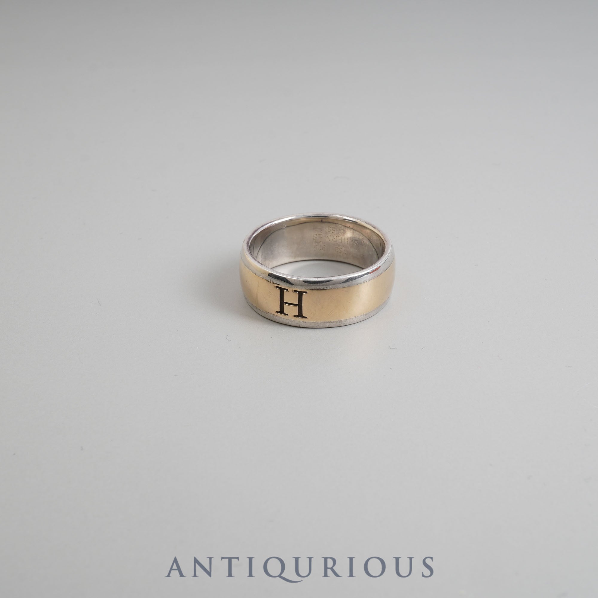 Hermes Ring H Logo SV/YG