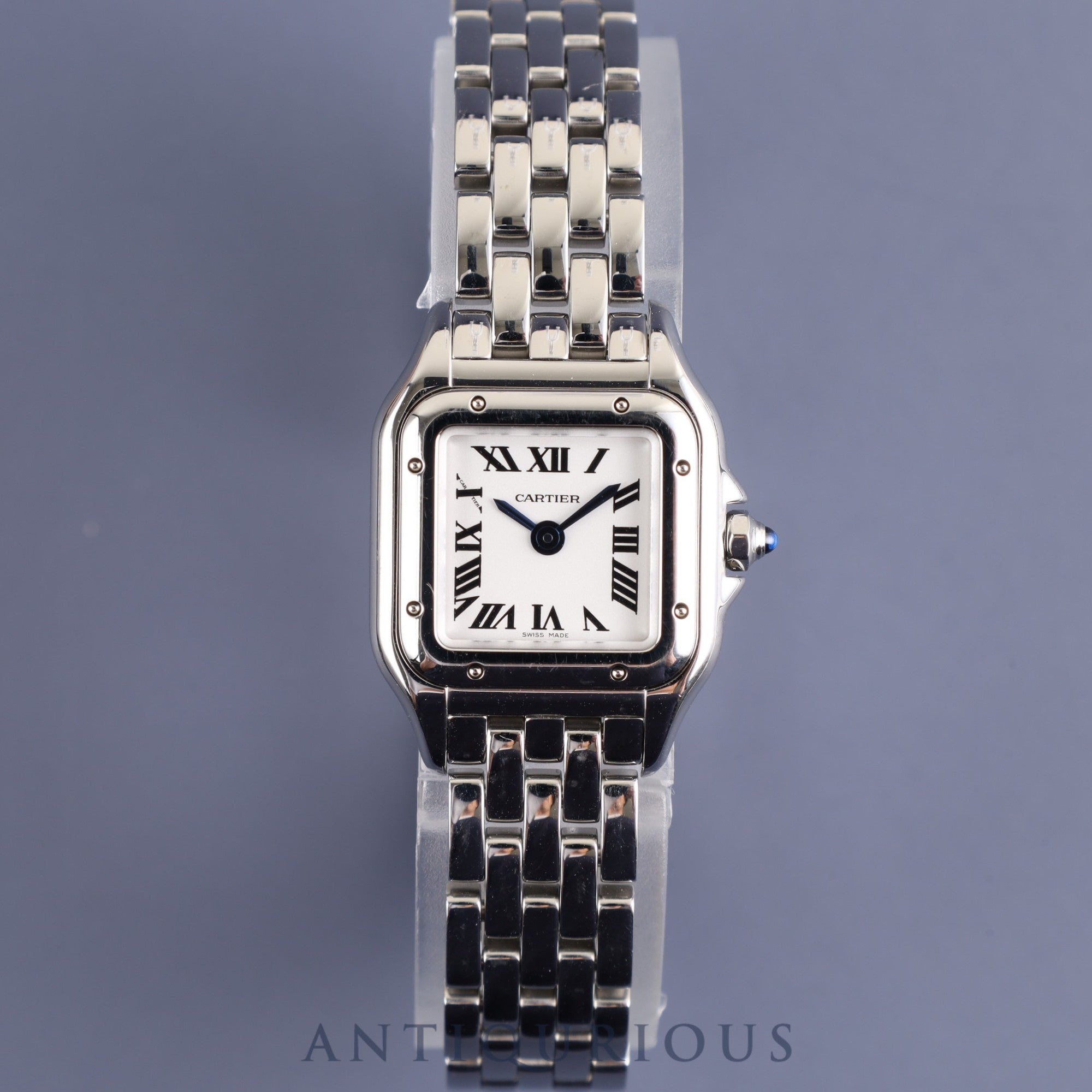 Cartier Panthere de Cartier Mini WSPN0019 / 4188 Quartz Cal.159 SS SS Silver Roman Dial Box Warranty (no date) Overhauled