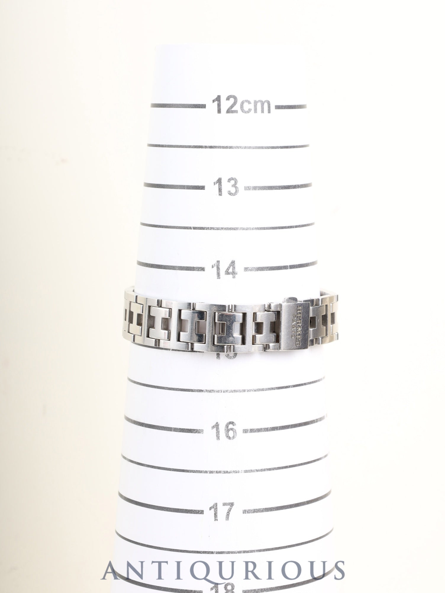 エルメス クロアジュール CR2.210 クォーツ Cal.976.001 SS SS ホワイトシェル文字盤（SWISS MADE表記）箱 保証書（2003年）オーバーホール済み