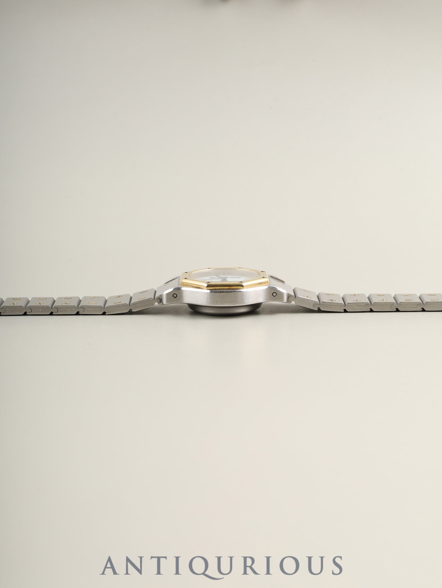 カルティエ サントス オクタゴン SM 0907 自動巻き Cal.2670 SS/YG SS/YG ホワイトローマン文字盤 箱 冊子 オーバーホール済み