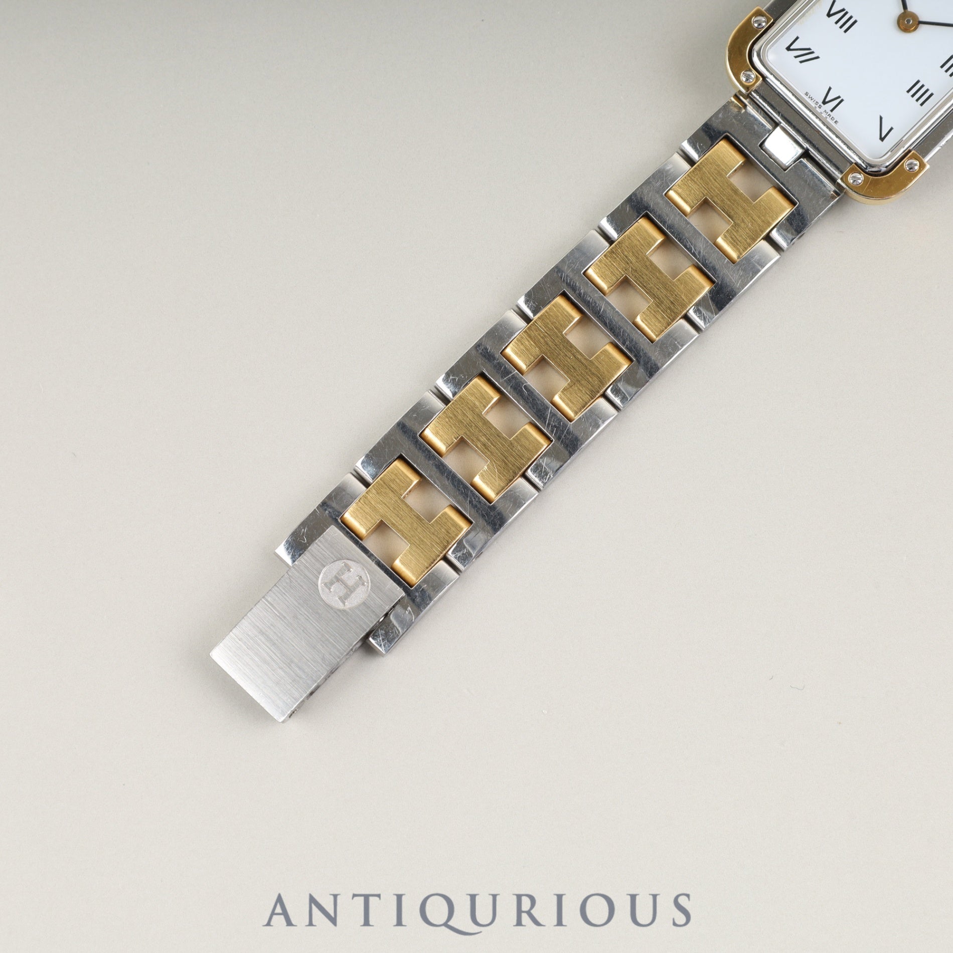 エルメス クロアジュール CR1.240 クォーツ Cal.976.001 SS/GP SS/GP