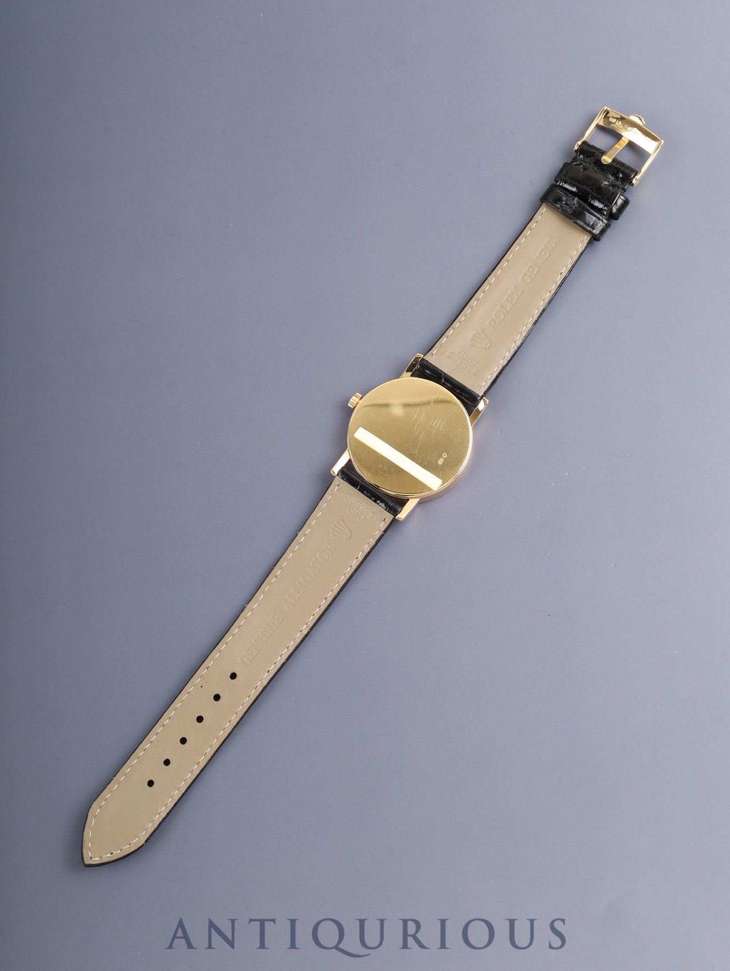 Rolex Cellini 5115/8 Manual Winding Cal.1602 18K 750YG Original Leather Strap Original Pin Buckle (750YG) Ivory Dial (SWISS MADE) A-serial (1998-1999) International Service Guarantee Card Overhauled