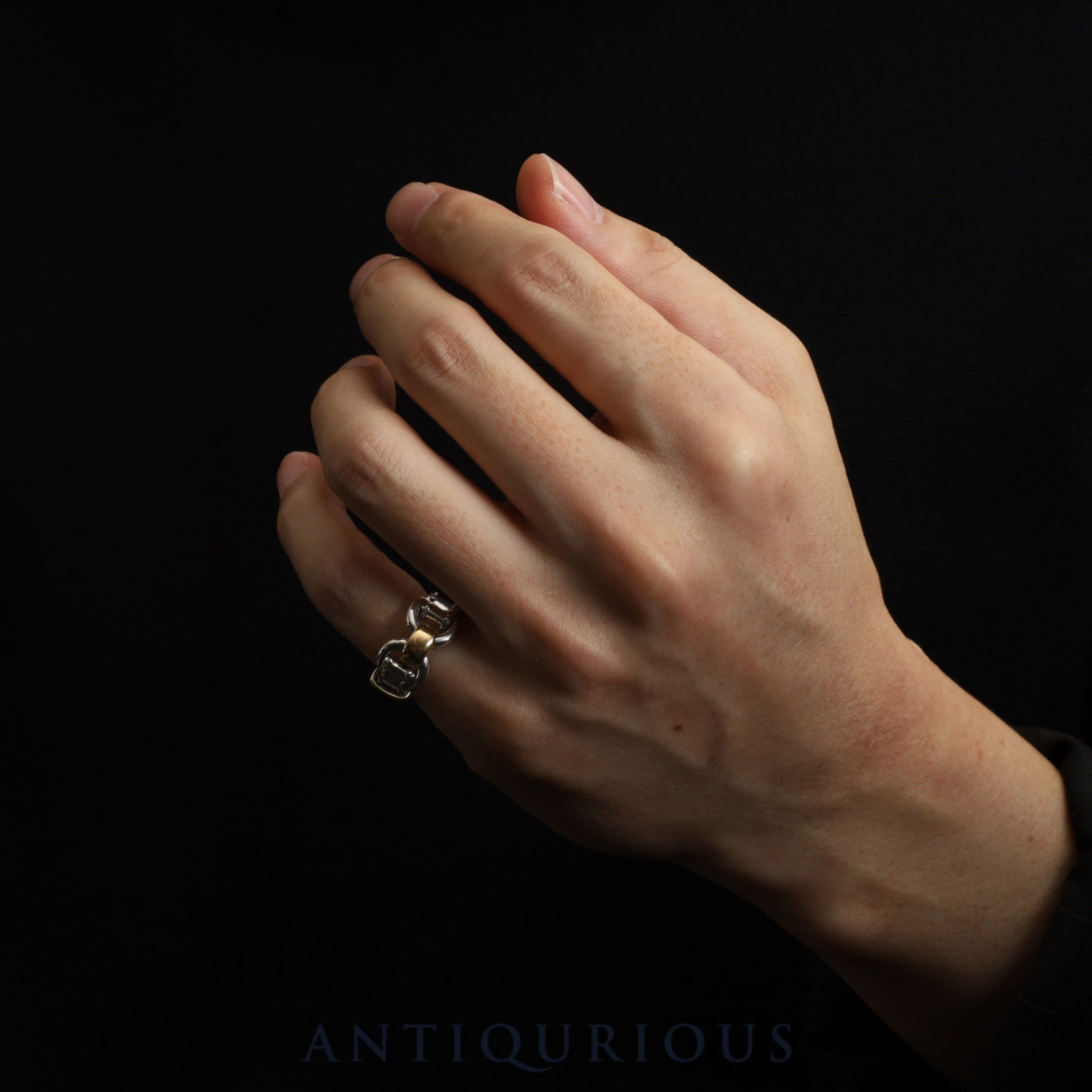 エルメス リング モンテヴィデオ ヴィンテージ ベルトモチーフ #54 約13号 925×750