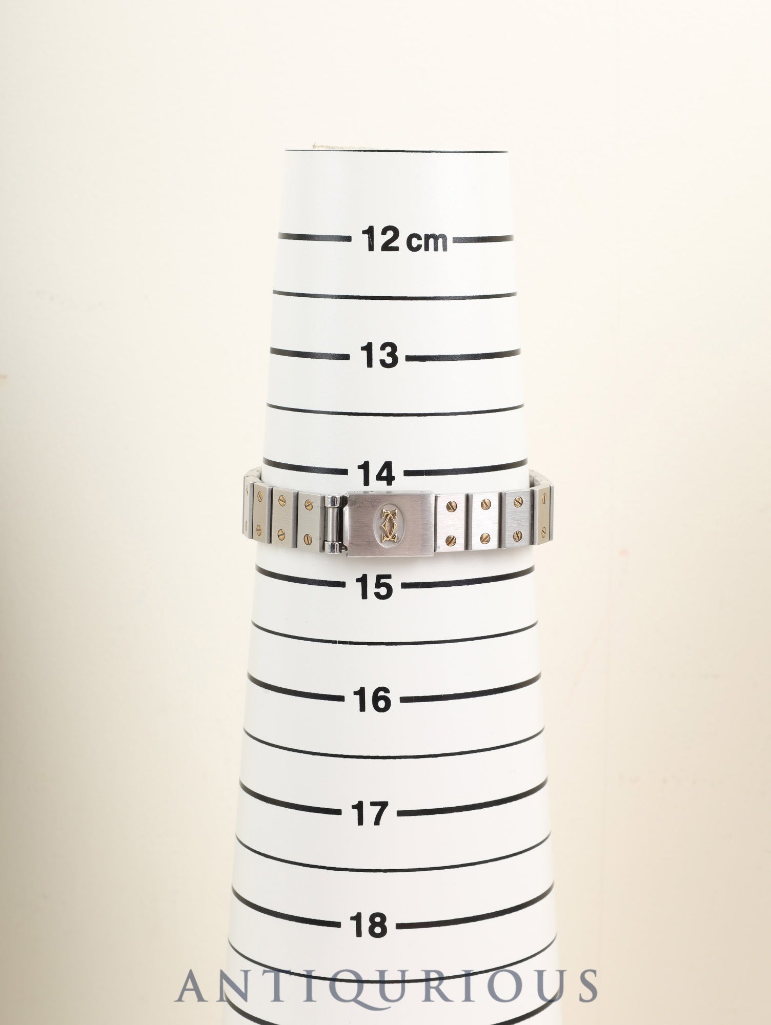 カルティエ サントス オクタゴン SM 0907 自動巻き Cal.2670 SS/YG SS/YG ホワイトローマン文字盤 箱 冊子 オーバーホール済み