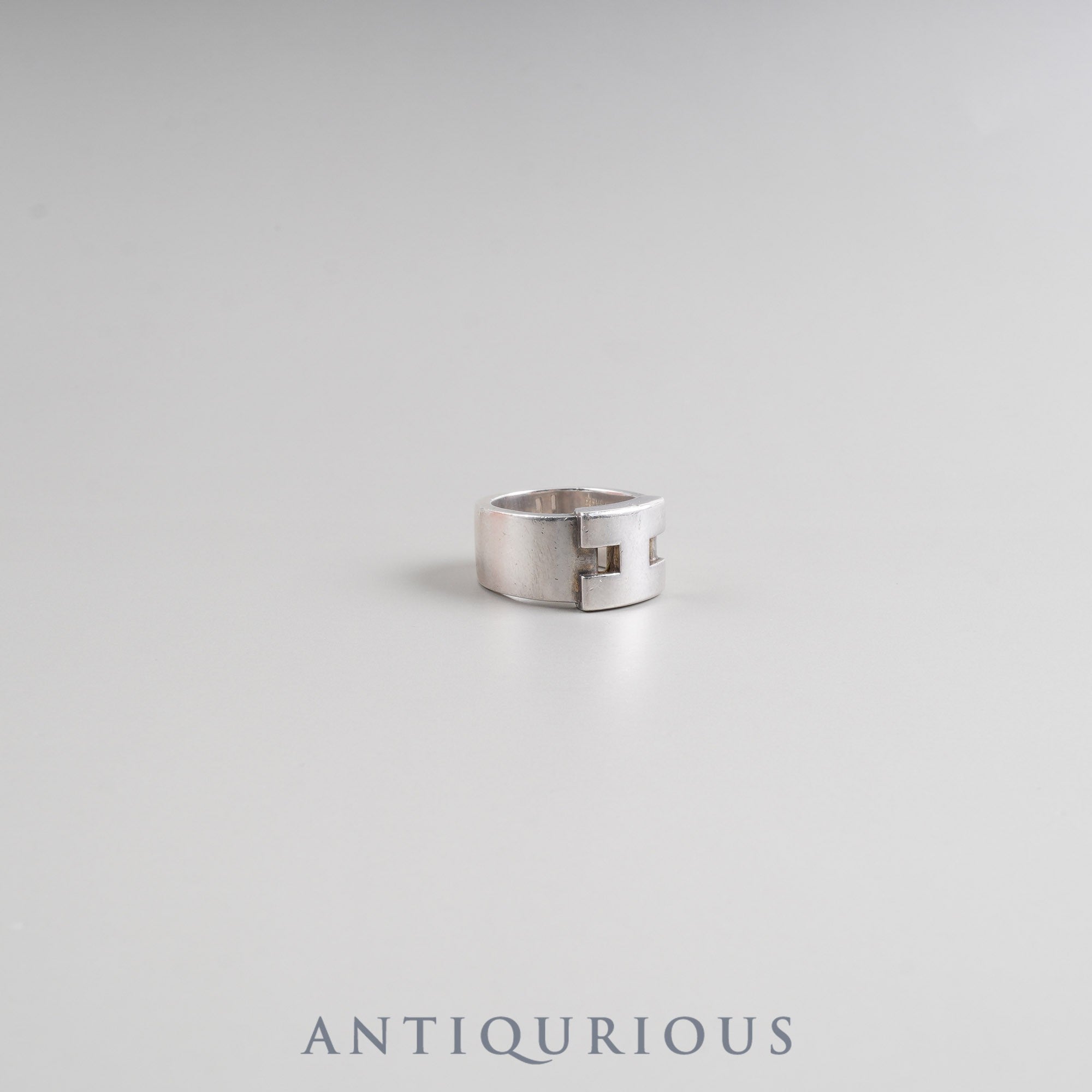 Hermes Hercules Ring, SV925, #52, Approx. Size 11, Box