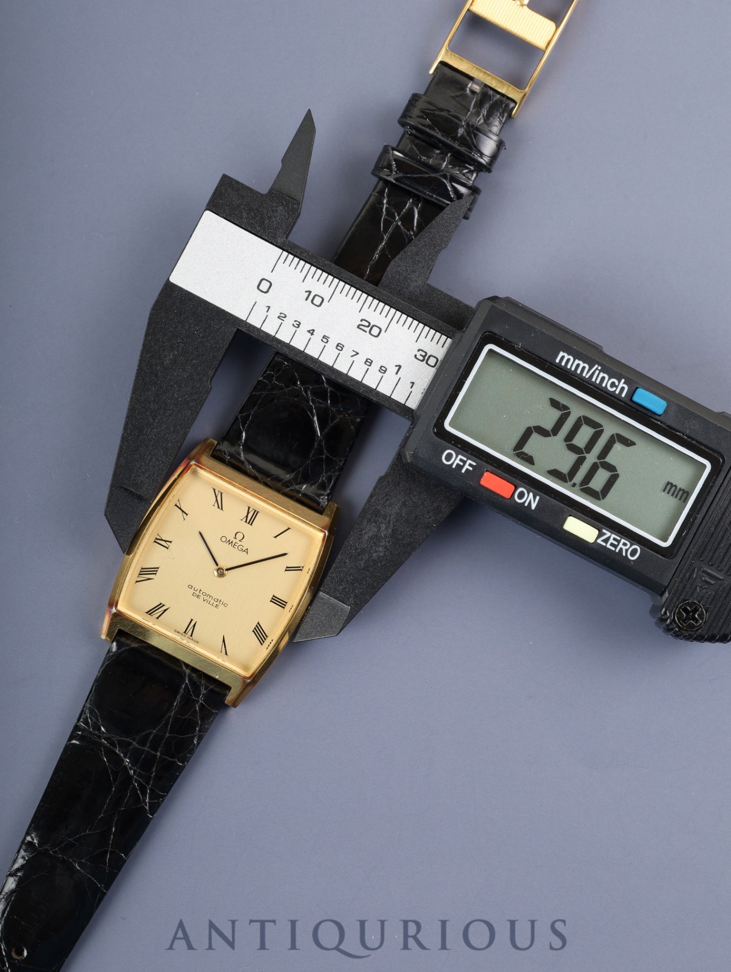 オメガ デ・ヴィル 5321 自動巻き Cal.711 GP 革 純正尾錠（GP） シャンパン文字盤 オーバーホール済み