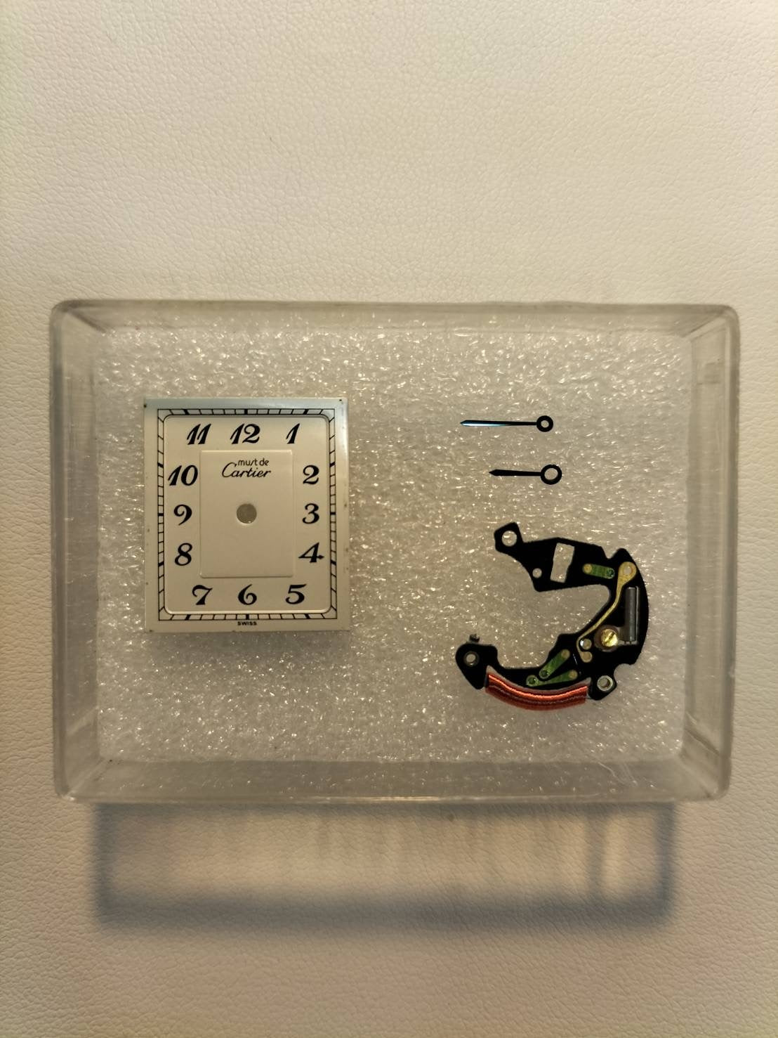 カルティエ マストタンク LM 590005 クォーツ Cal.90 SV925 革 純正Dバックル（GP）アラビア文字盤 オーバーホール済み 新品仕上げ済み