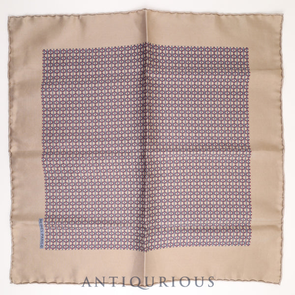 Hermes scarf Carre 45 H geometric pattern SILK 100%