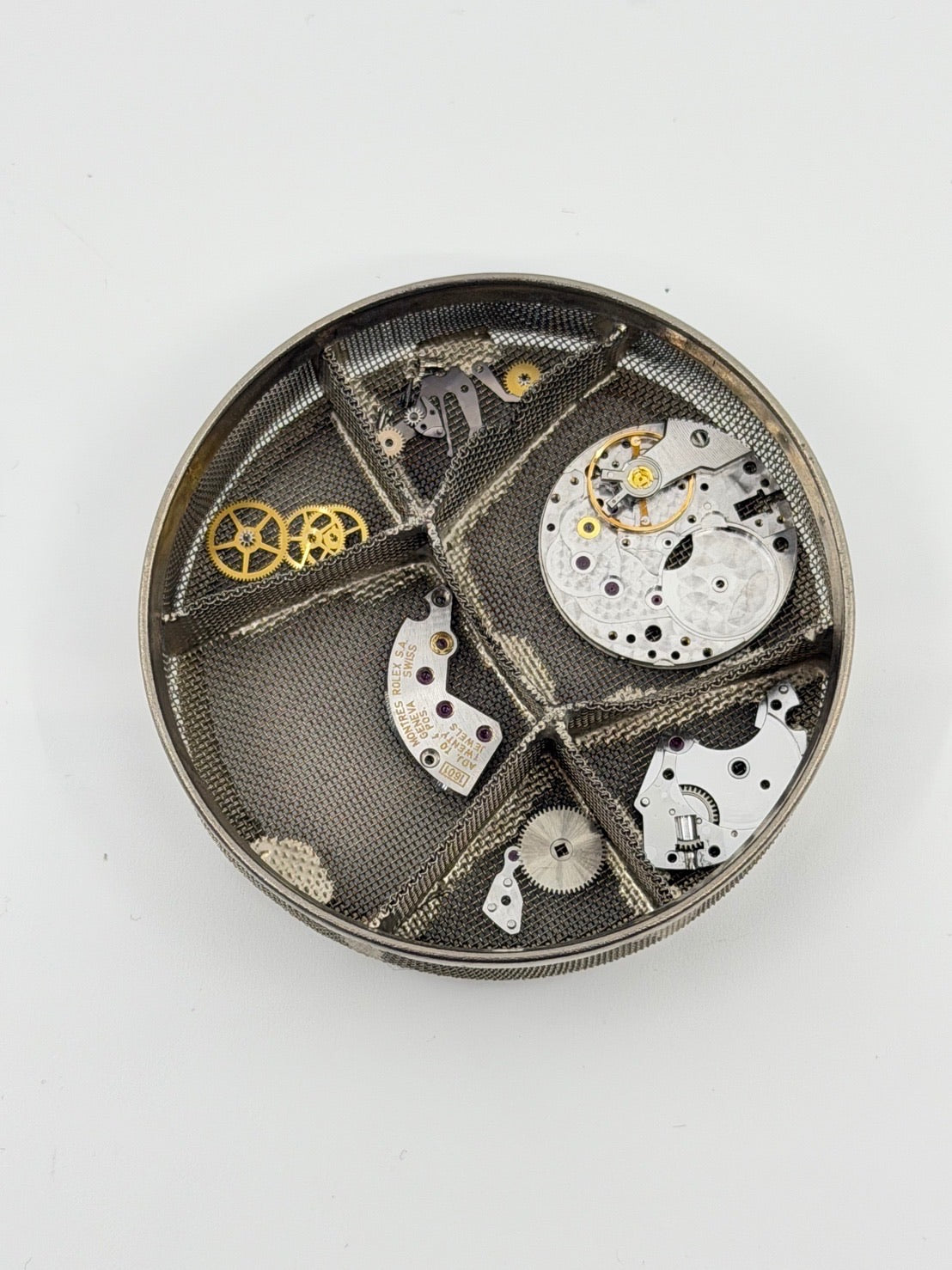 Rolex Cellini 4083 Manual Winding Caliber 1601 750YG Leather Watch with Genuine Pin Buckle (GP) Champagne Dial E Series (1990-1991) Overhauled