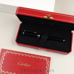 Cartier Pasha de Cartier ballpoint pen, metal/resin, cap type, box, warranty card (2007), replaced with an unused refill by Cartier