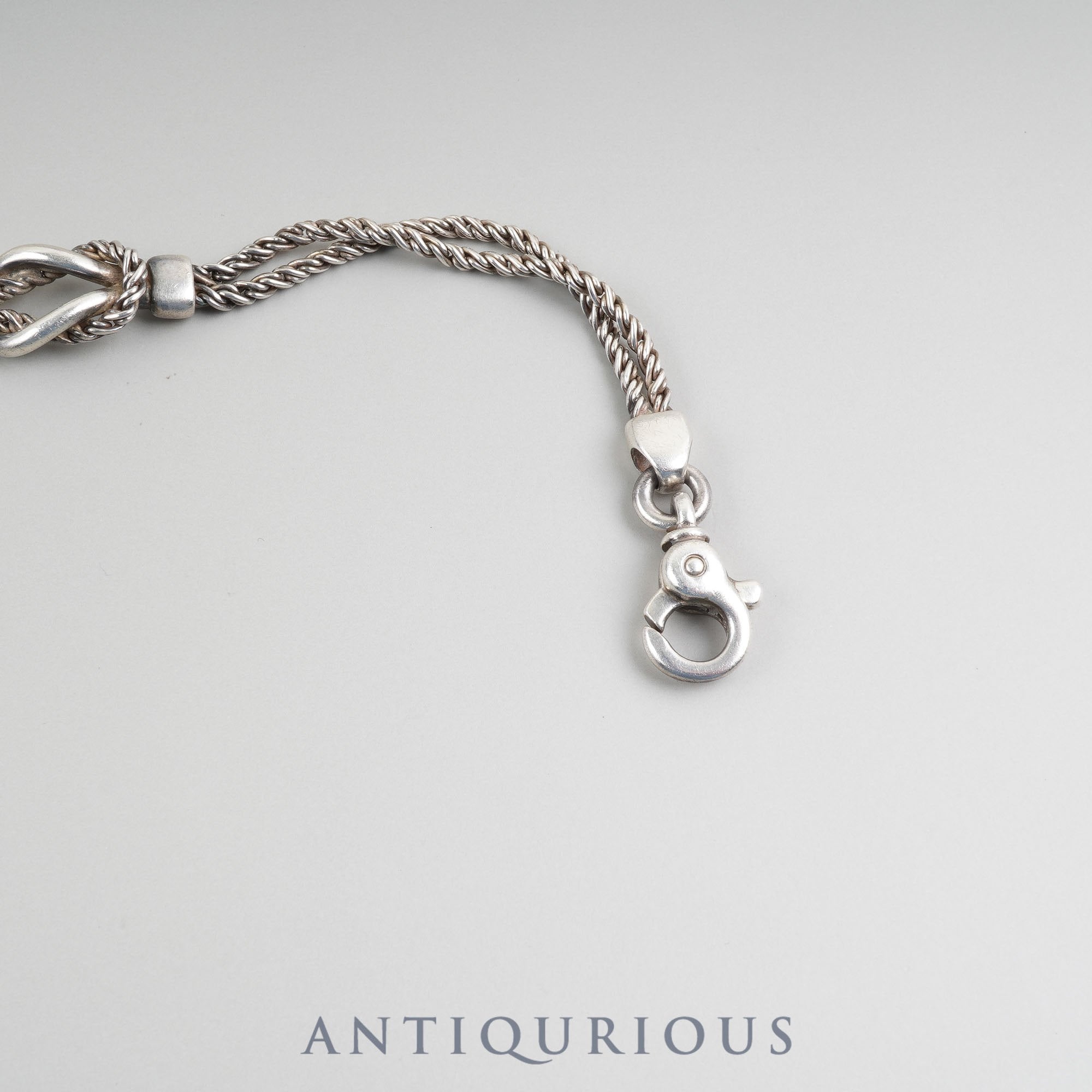 ティファニー ブレスレット センターノットダブルロープ スターリング