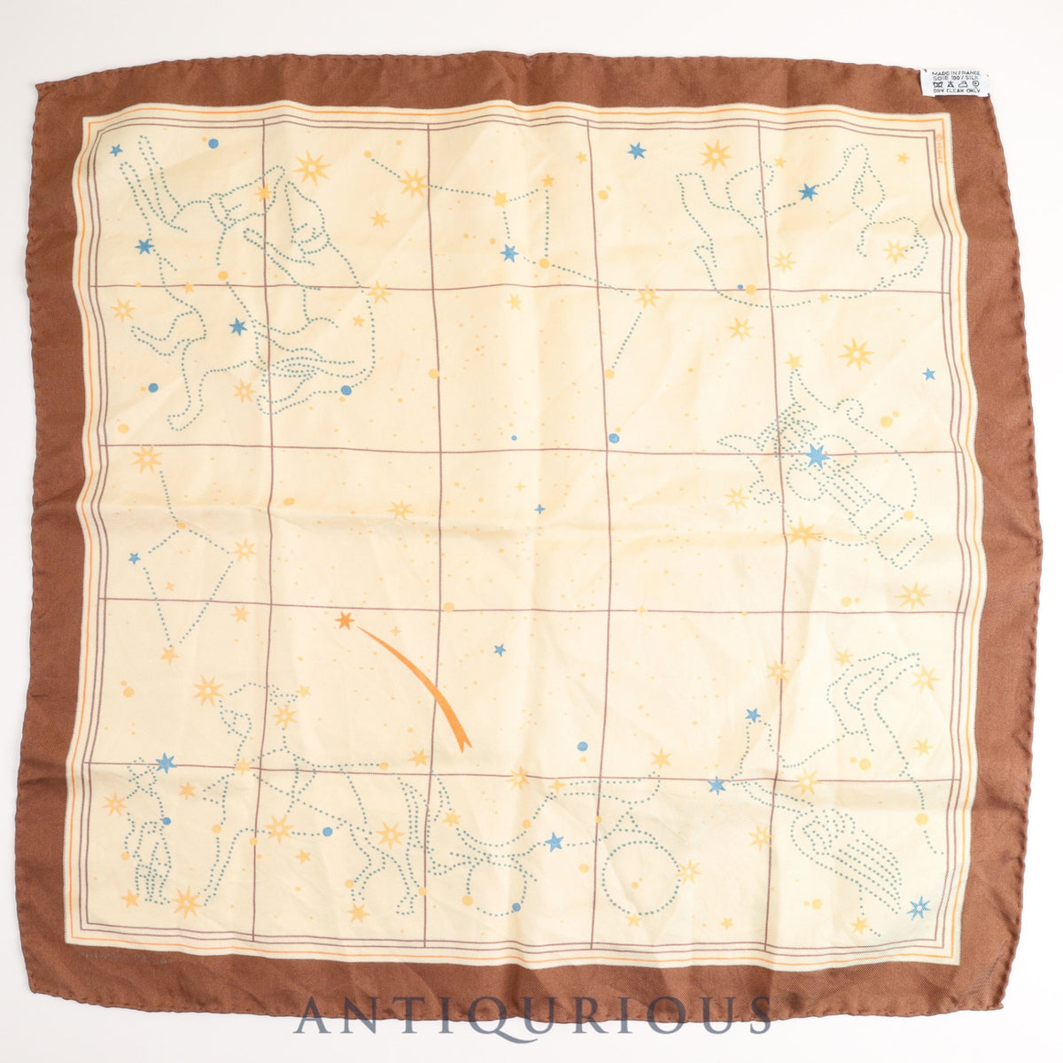 Hermes Scarf Carre 45 Zodiac Signs SILK 100%
