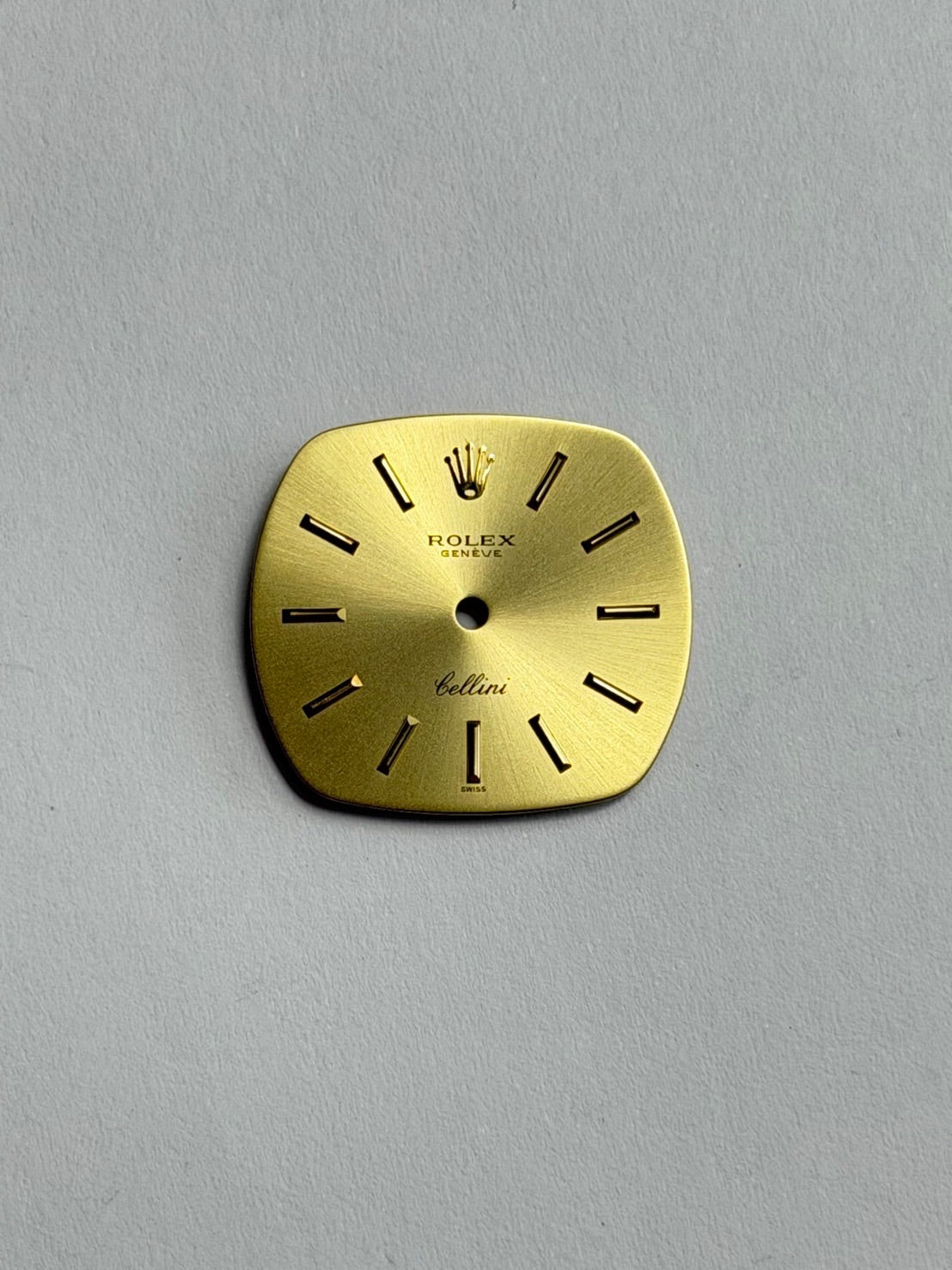 Rolex Cellini 3801 Manual Winding Cal.1600 750YG Leather Original Pin Buckle (GP) Gold Dial 42-serial (1974) Warranty (1978) Booklet Overhauled