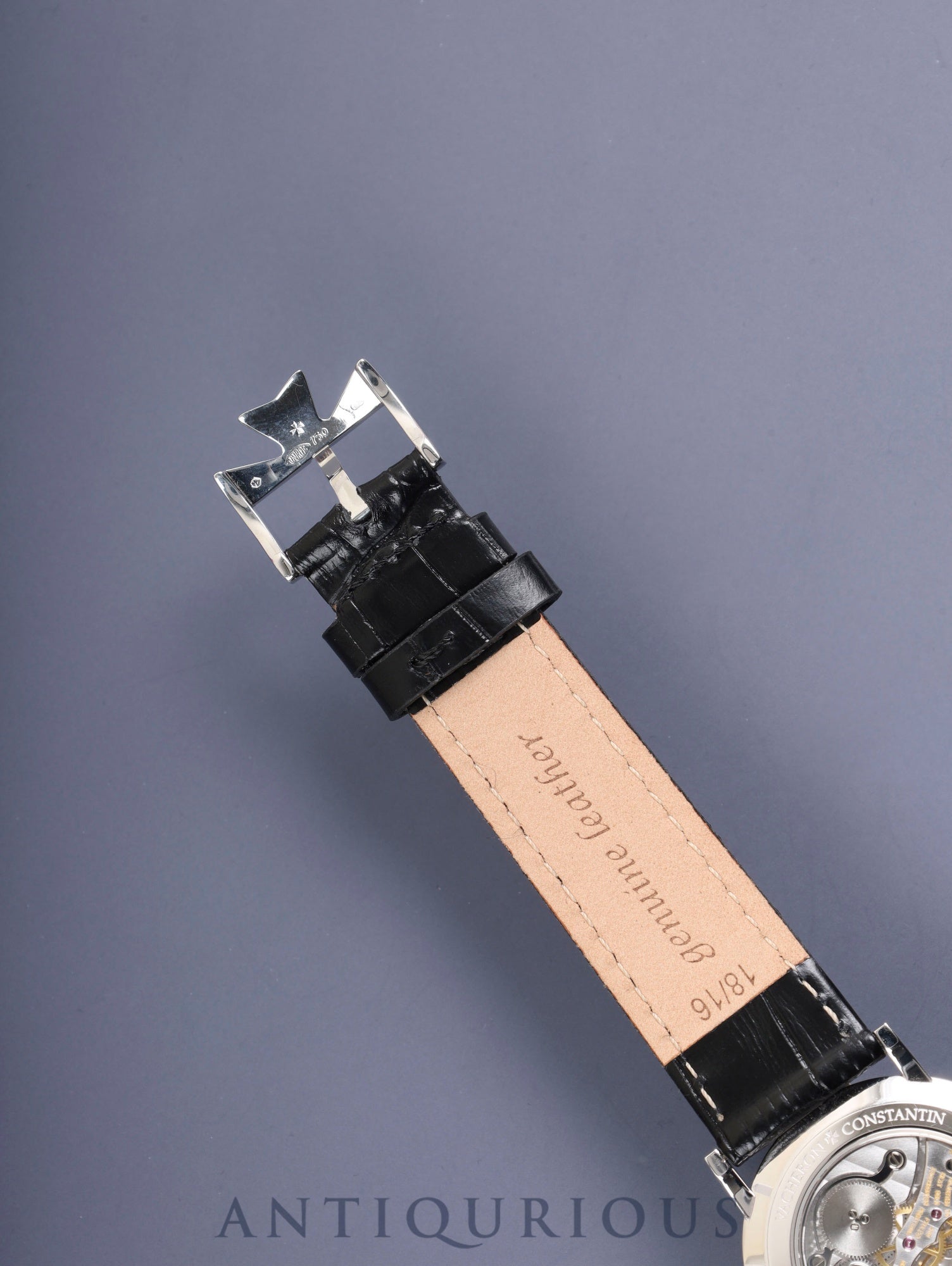 Vacheron Constantin Patrimony 33093/3 Manual Winding Cal.1003/2 750 Leather Genuine Buckle (750) White Dial Box Case Overhauled