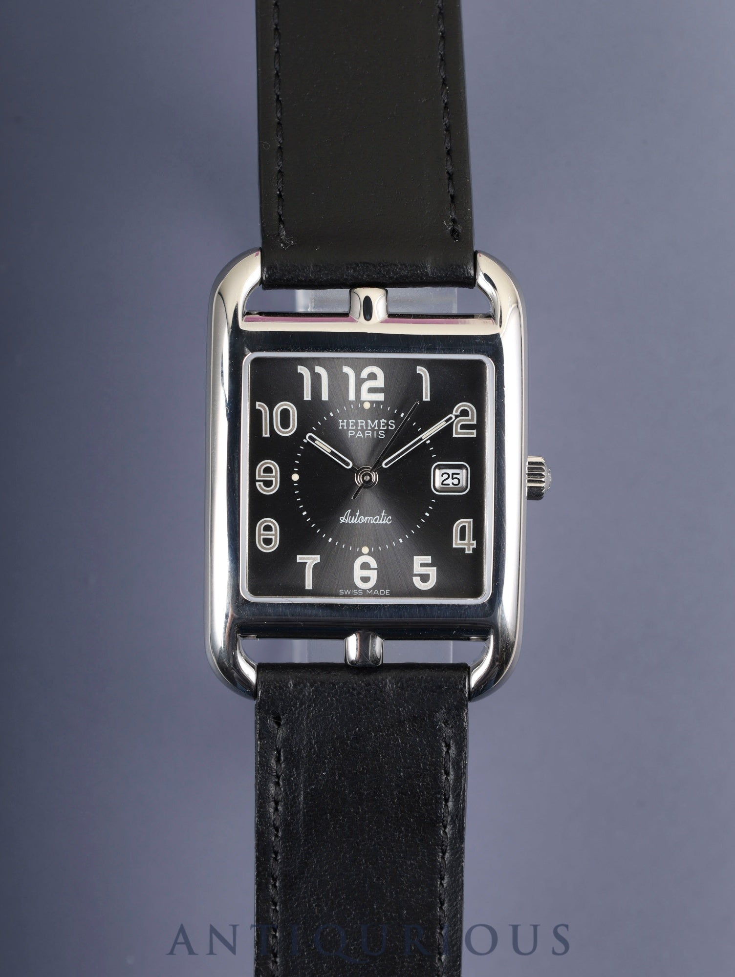 エルメス ケープコッド CC1.710 自動巻き Cal.- SS 革 純正尾錠（SS