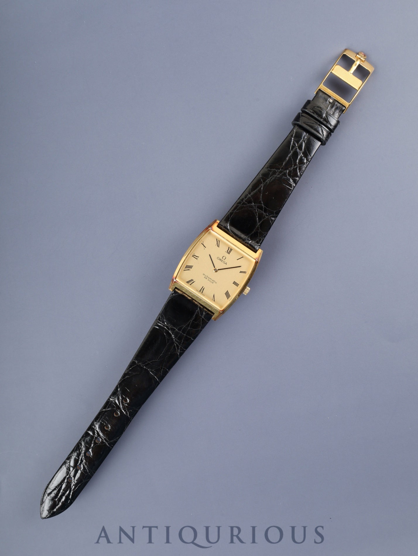 オメガ デ・ヴィル 5321 自動巻き Cal.711 GP 革 純正尾錠（GP） シャンパン文字盤 オーバーホール済み