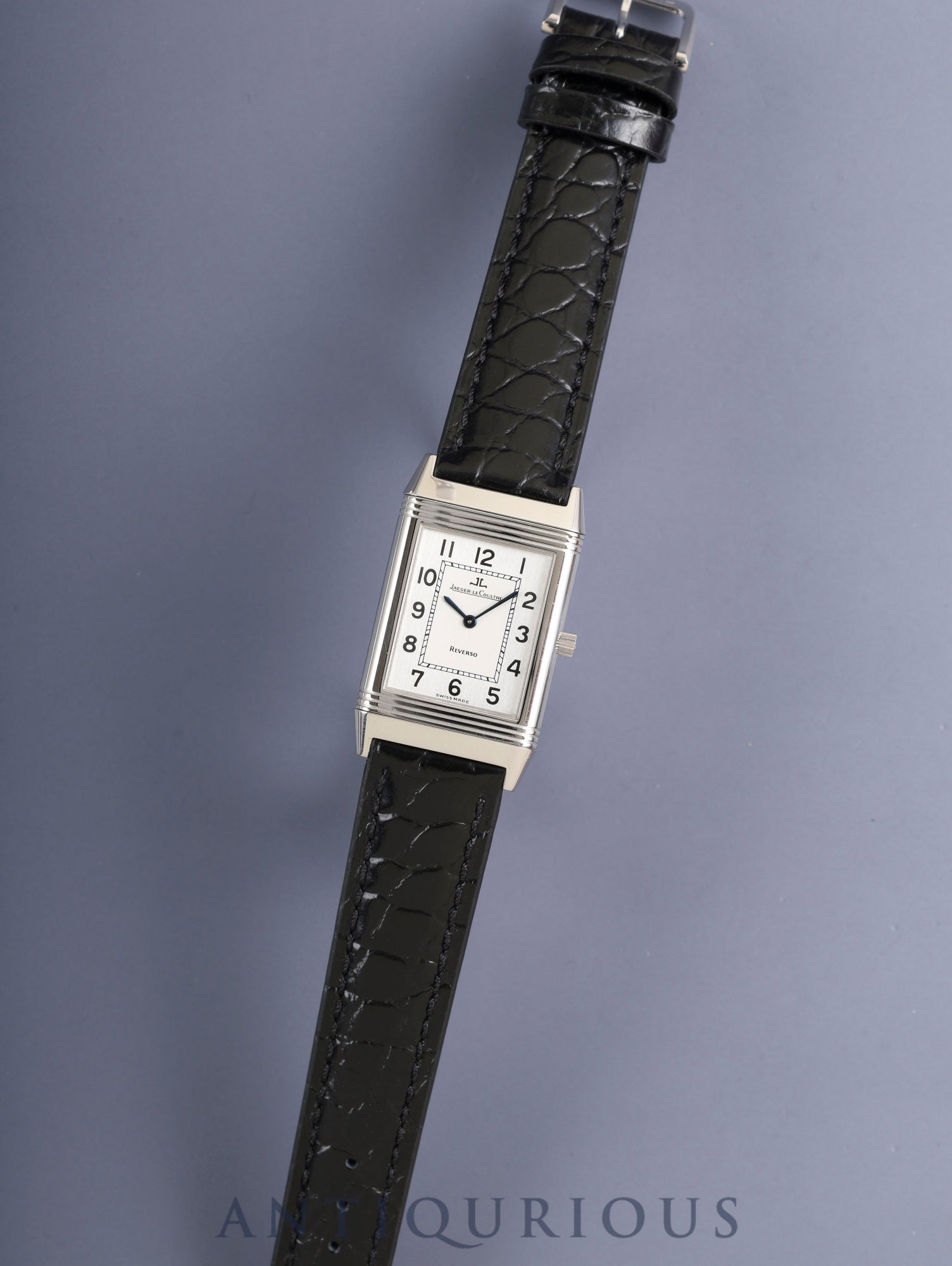 ジャガー・ルクルト レベルソ クラシック 250.8.86 手巻き Cal.846/1 SS 革 純正ピンバックル（SS）シルバーアラビア文字盤 オーバーホール済み