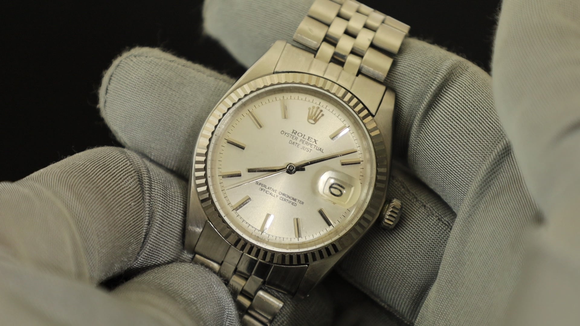 Rolex Datejust 1601 Automatic Caliber 1560 Stainless Steel/White