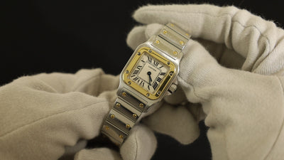 カルティエ サントス ガルベ SM W20012C4 / 1567 Cal.157 クォーツ SS