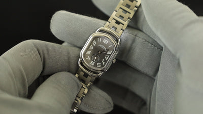HERMES RA2.210 ラリースモセコ　BlackDial　保証書付 エルメスラリー レディース 腕時計 RA2.210 HERMES 中古 – 銀蔵