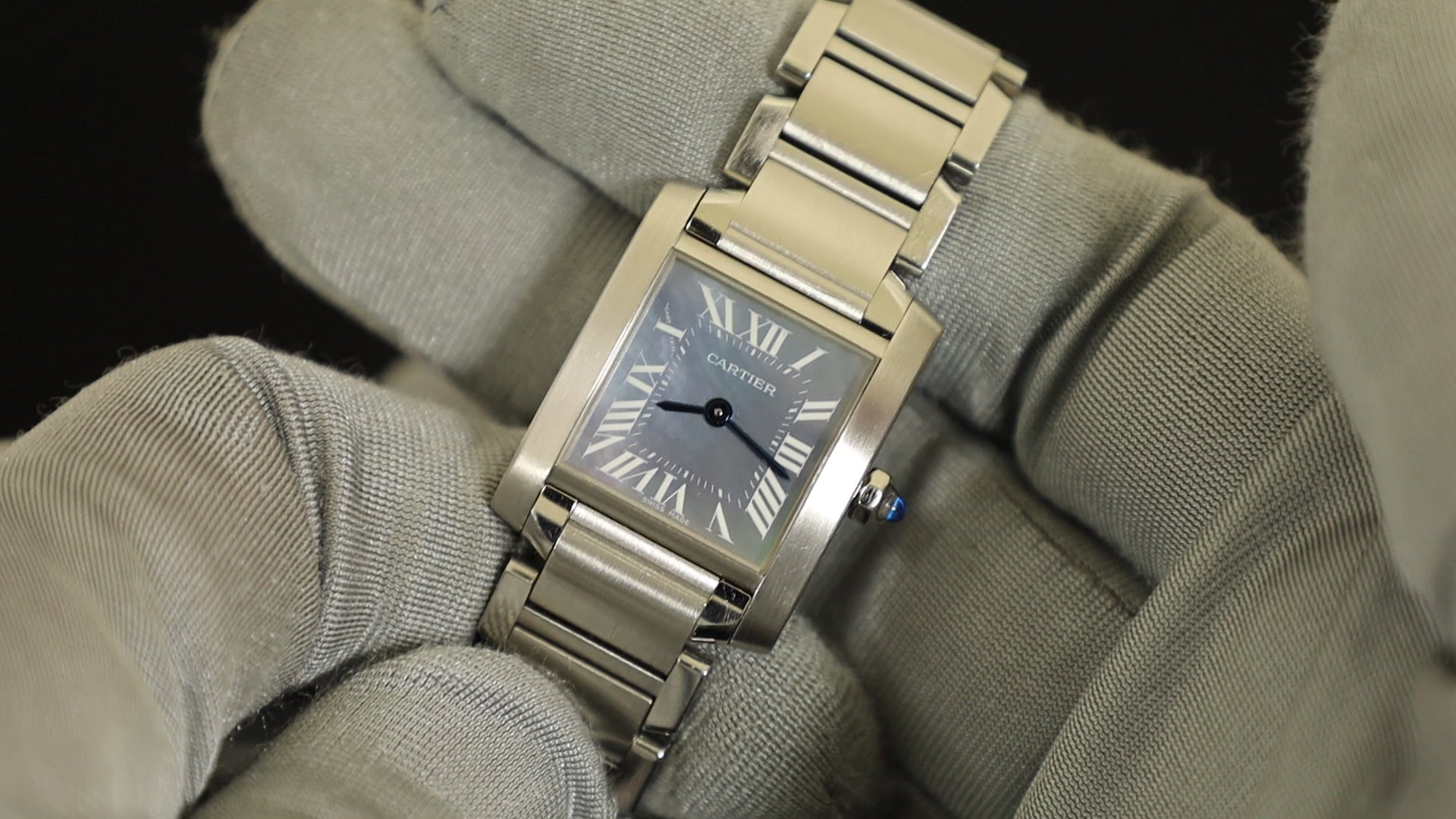 Cartier Tank Française SM W51034Q3 / 2384 Quartz Cal.057 Stainless