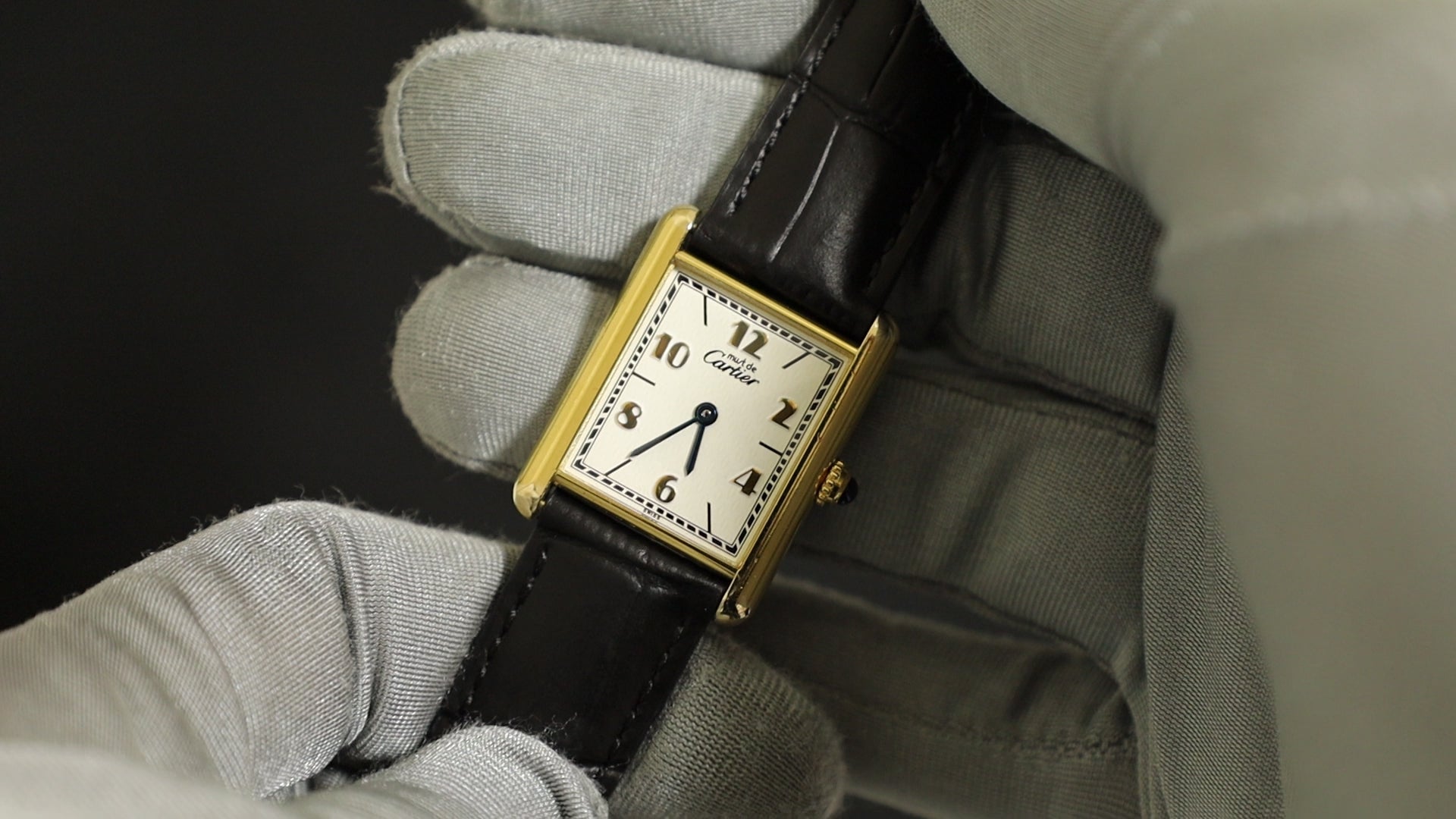 Cartier カルティエ ヴェルメイユ 白文字盤 QZ SV925 Cartier カルティエ ヴェルメイユ 白文字盤 QZ SV925